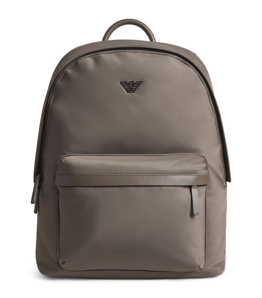 Emporio Armani Mens Logo Backpack Image 1
