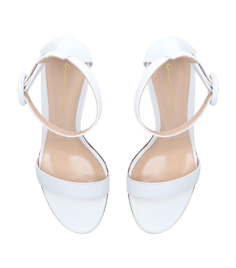 Leather Portofino Sandals 85 WHITE Image 4