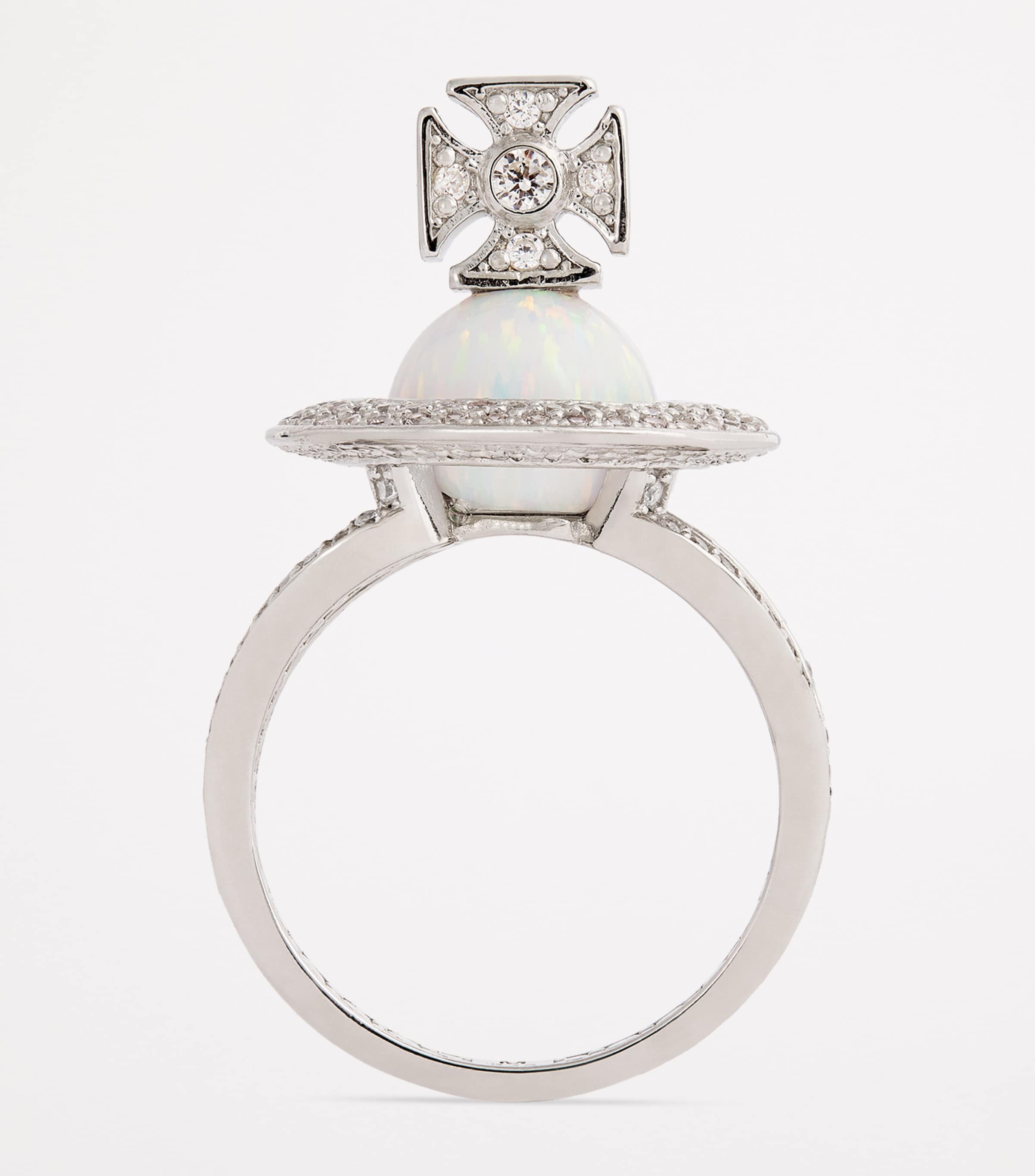 Vivienne Westwood Sterling Silver Eabha Ring | Harrods US