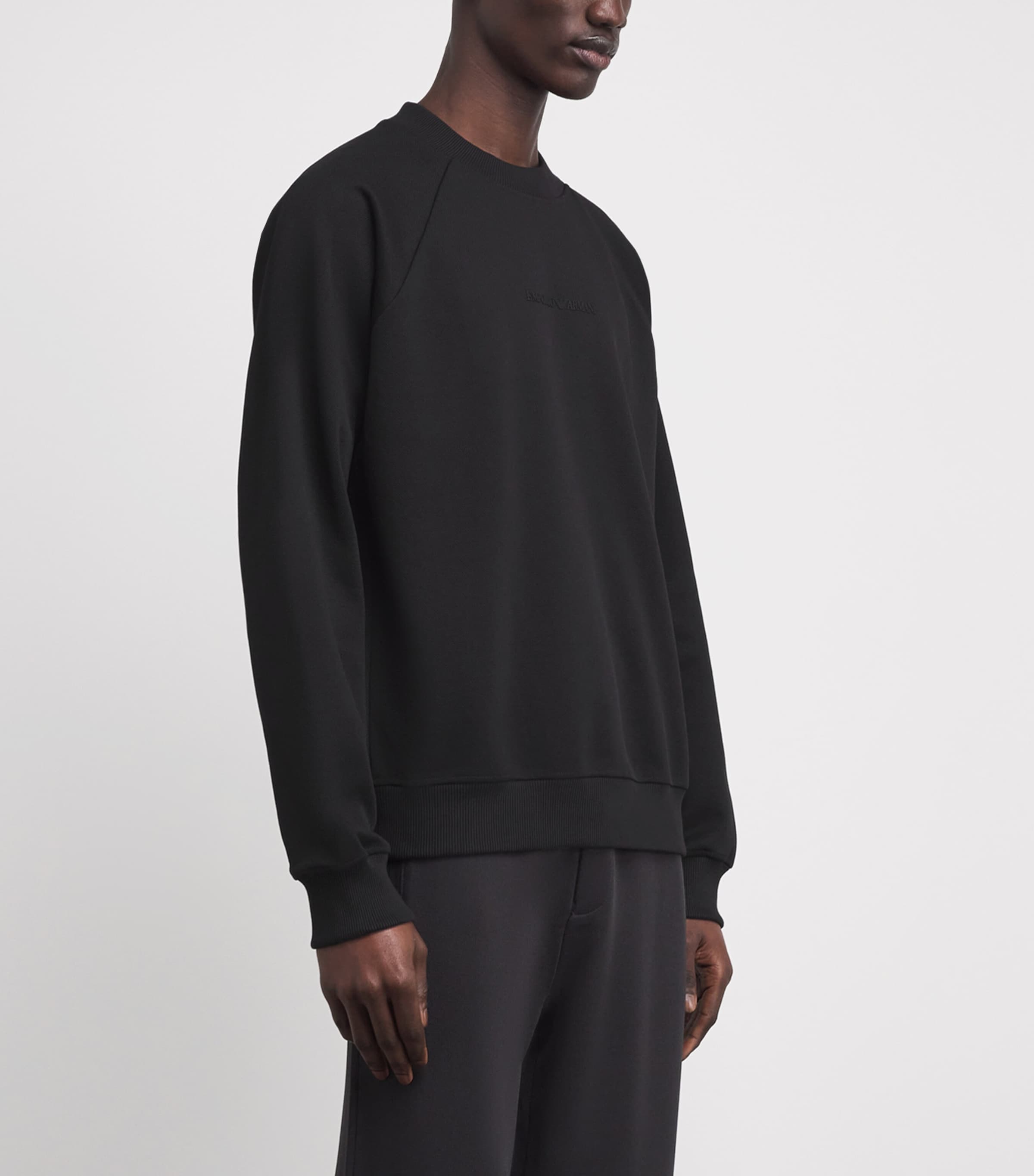 Cotton-Blend Piqué Logo Sweatshirt UC001 Image 3