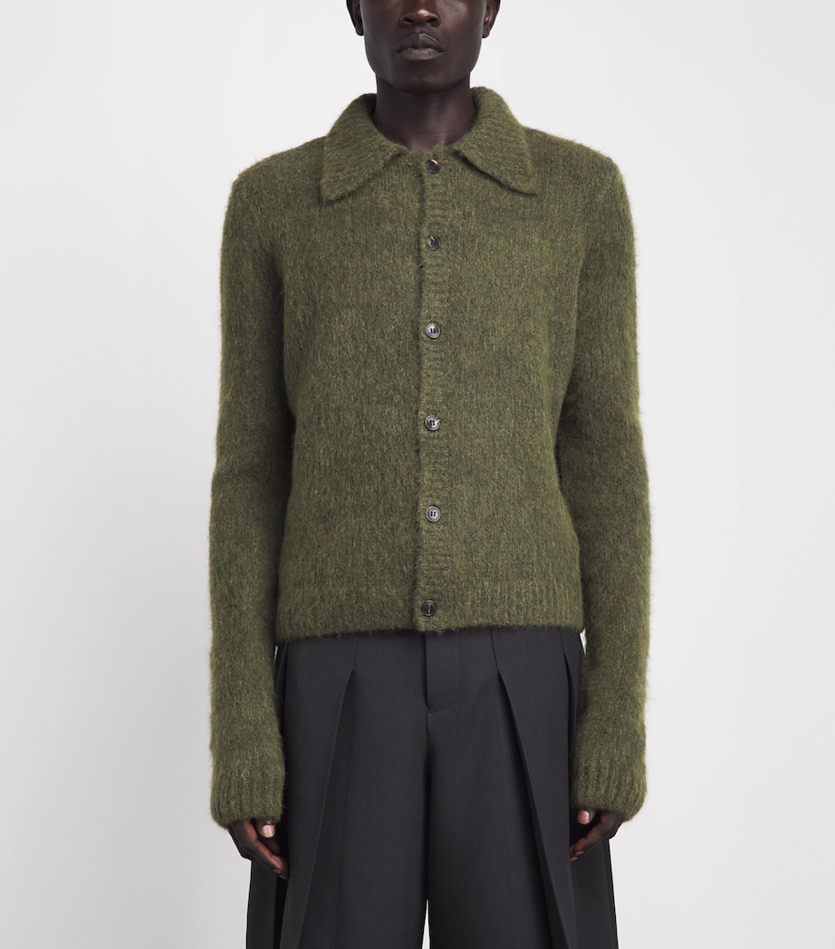DRIES VAN NOTEN Mens Alpaca-Blend Mora Cardigan Image 4