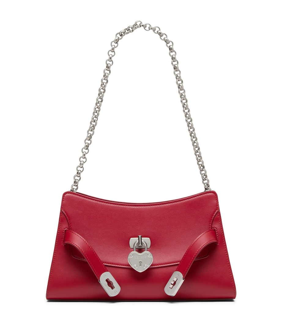 McQueen Mini Leather Locke Shoulder Bag Image 1