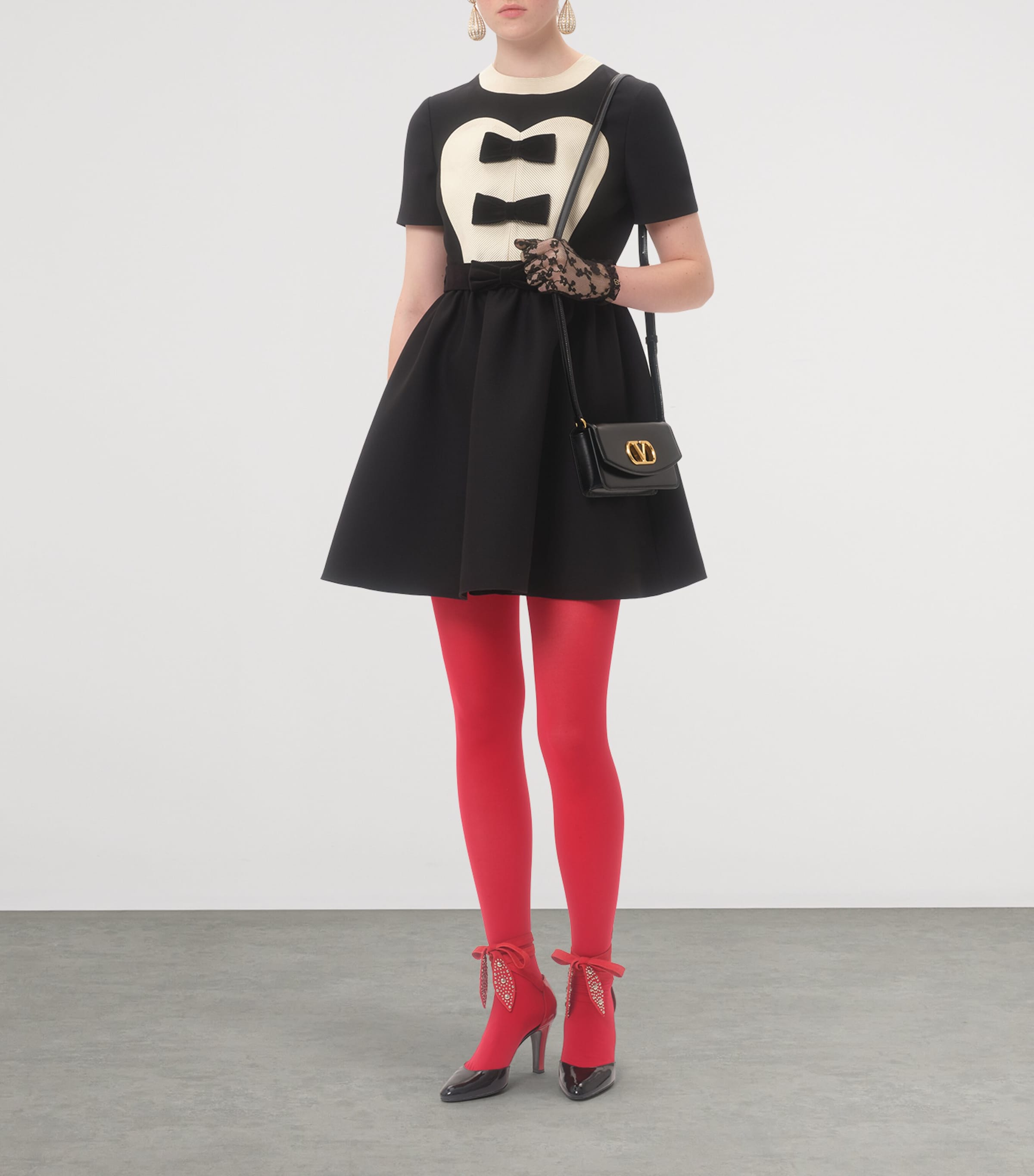 Small Leather Vain Clutch Bag 0NO Image 6