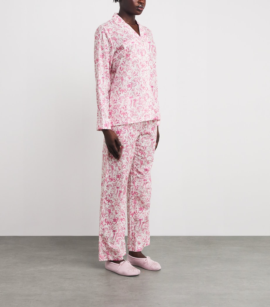 Cotton Ledbury Pyjama Set 22 PINK Image 2