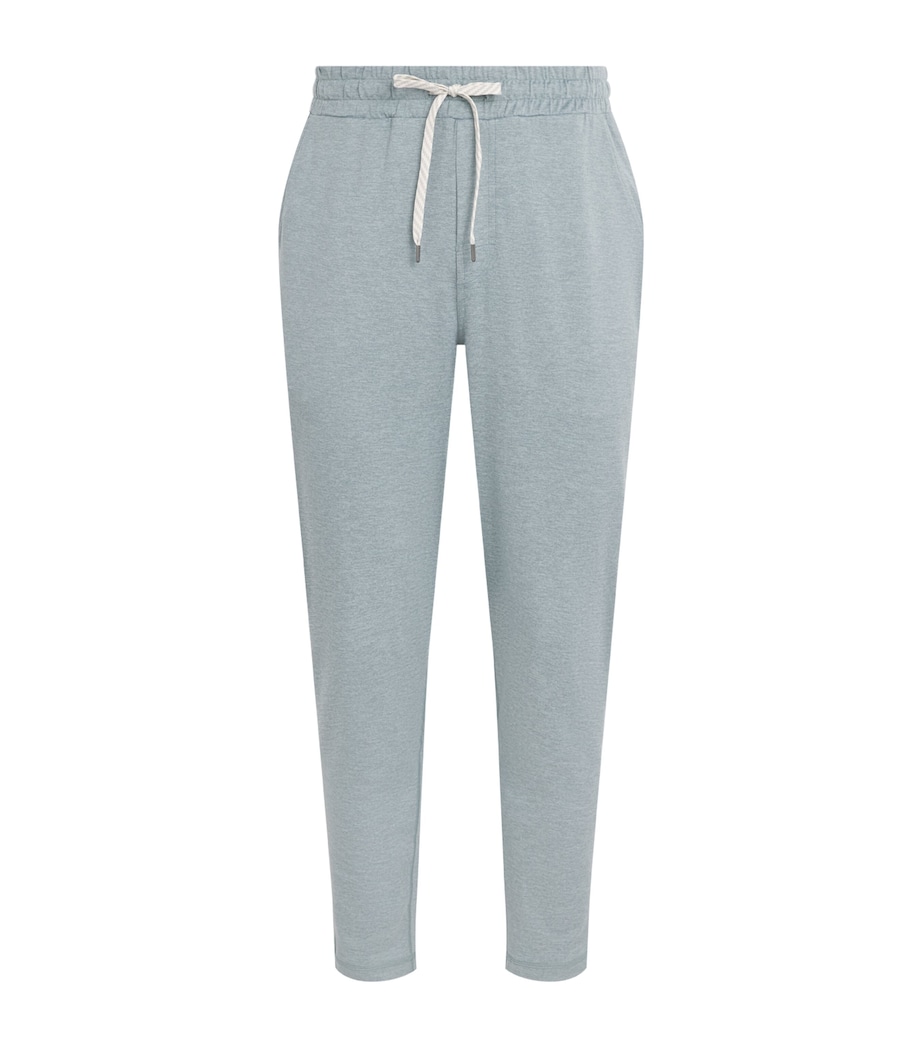 VUORI Mens Ponto Performance Sweatpants Hyb Misty Blu Heathr Image 1