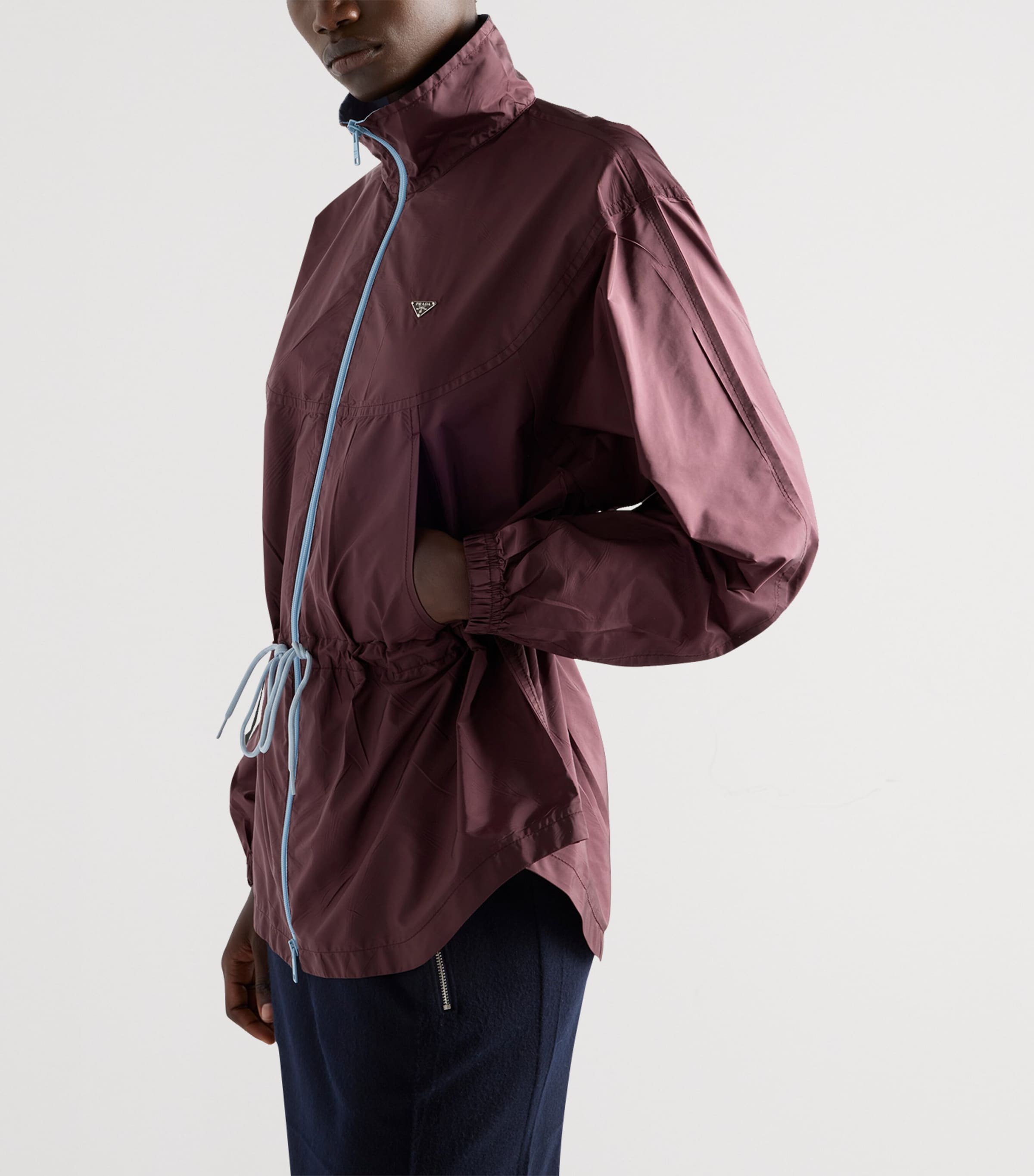 Re-Nylon Drawstring-Waist Jacket F0403 Image 3