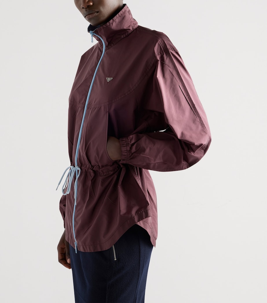 Re-Nylon Drawstring-Waist Jacket F0403 Image 3