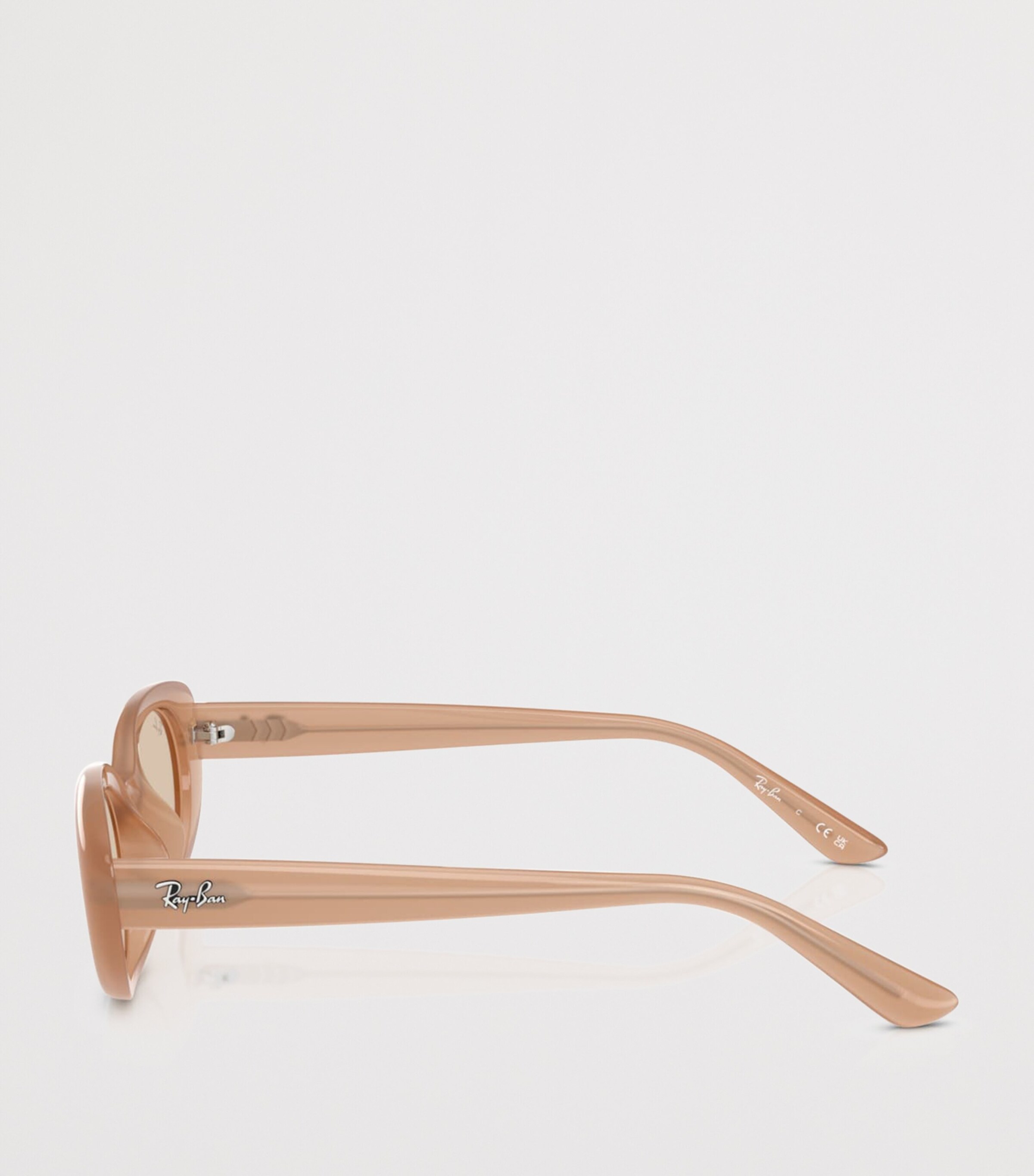 Ray-Ban Injected Oval Sunglasses Brown Image 3
