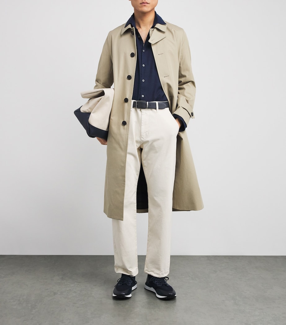 Leather Reversible Belt R71 TABACO ACACIA Image 3