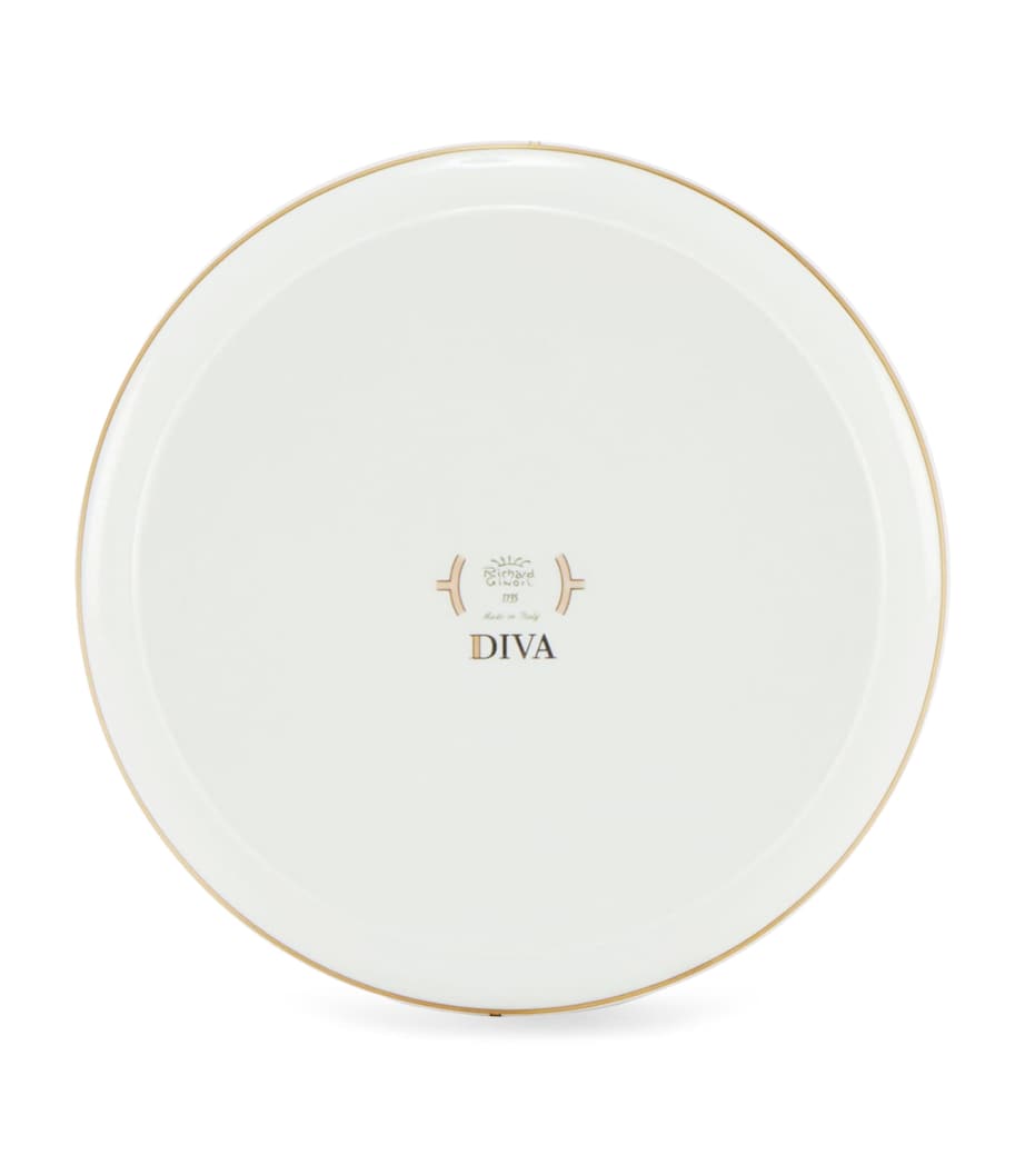 Porcelain Colonna Diva Celeste Round Tray (17cm) G00134903 Image 3