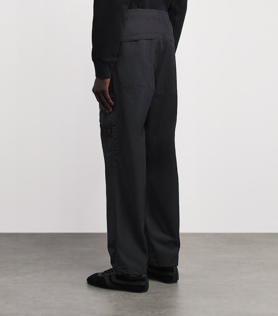 Stone Island Mens Cotton-Canvas All-Weather Ghost Trousers Image 5