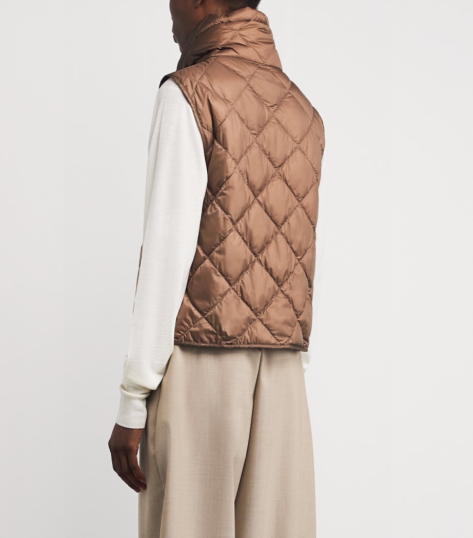 The Cube Down-Padded Gilet BROWN Image 4