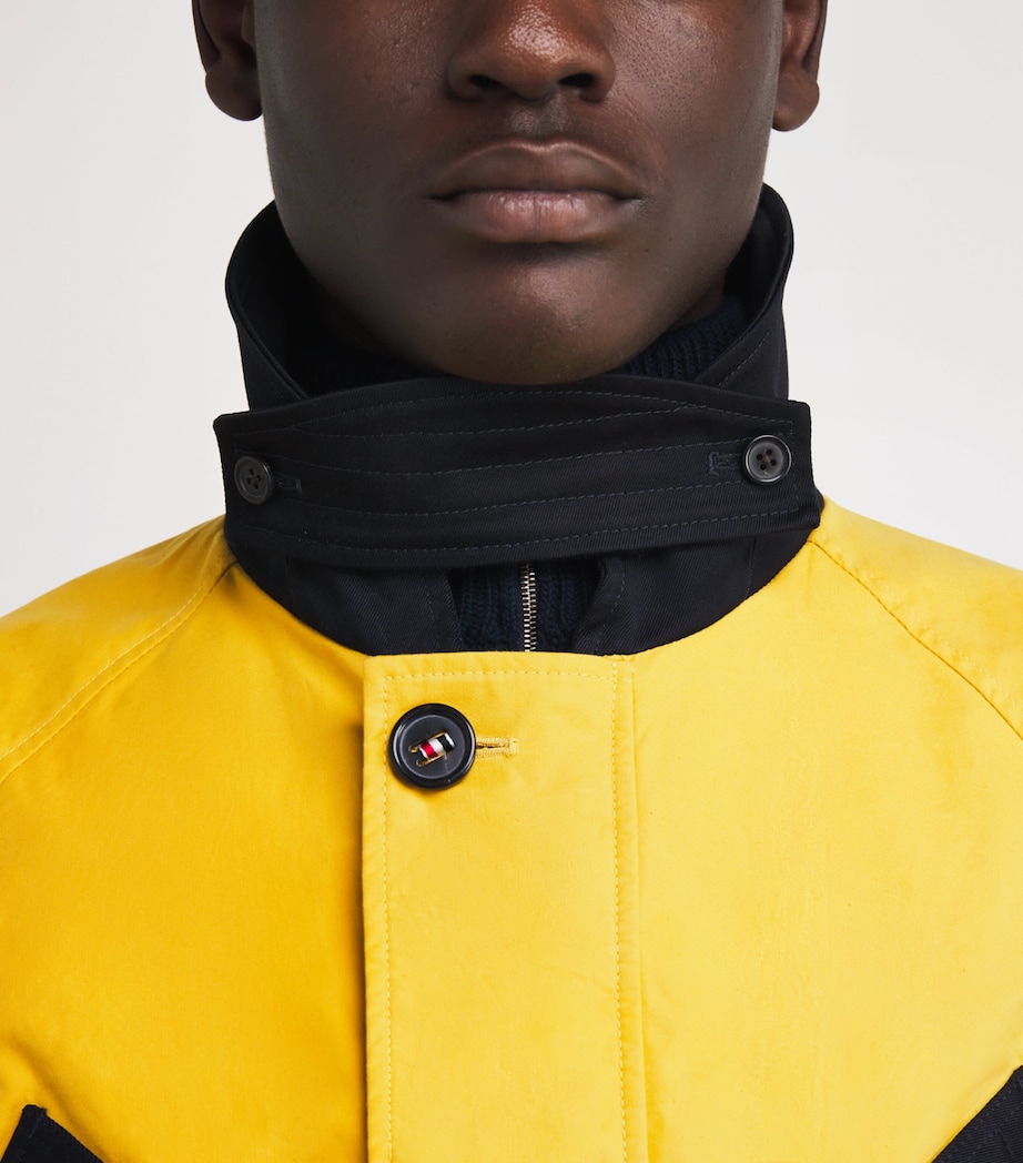 Cotton Water-Resistant Field Jacket YELLOW Image 6