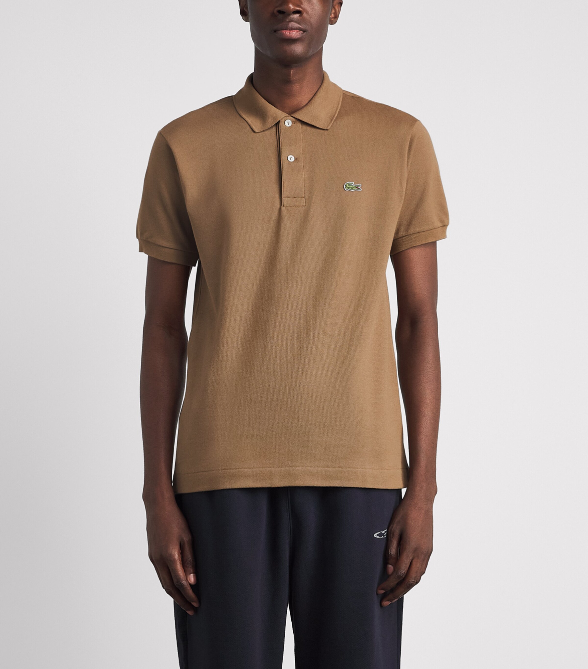 Lacoste Mens Cotton Original Polo Shirt Cookie Image 4