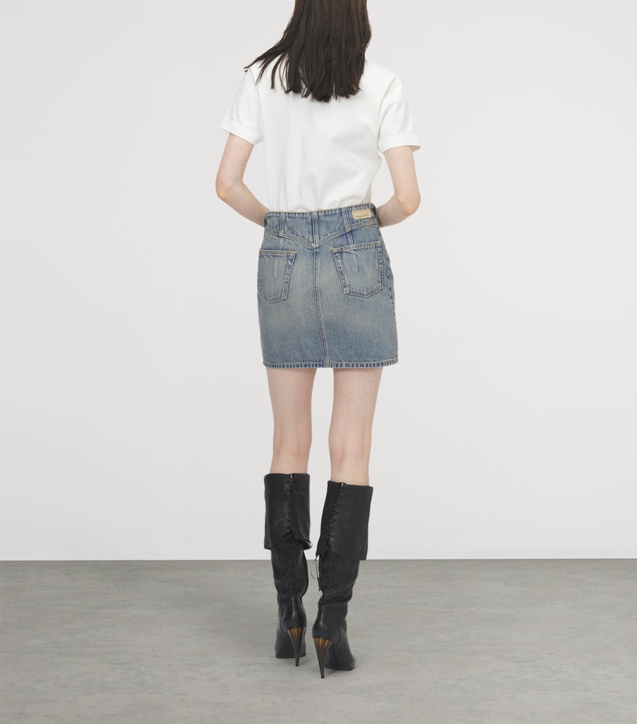 McQueen Womens Embroidered Logo T-Shirt Image 3