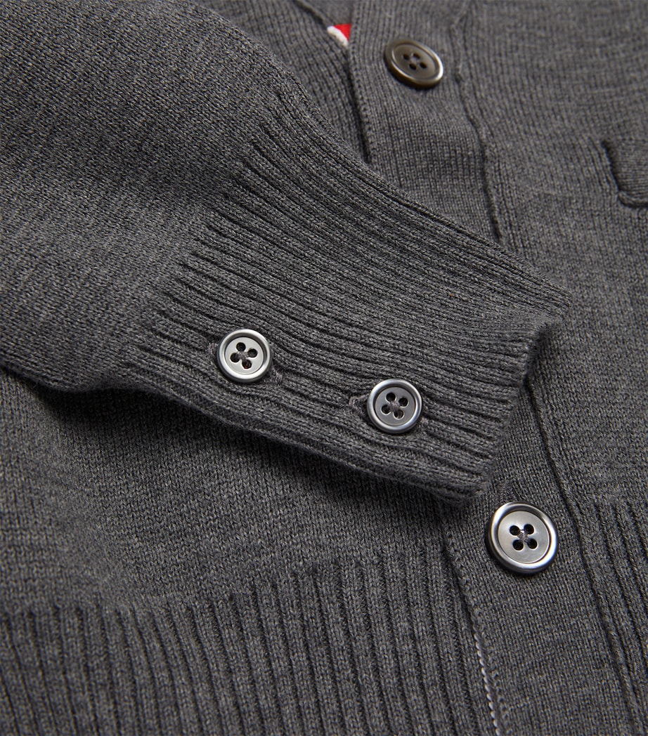 Milano-Stitch 4-Bar Cardigan (2-12 Years) MED GREY Image 4