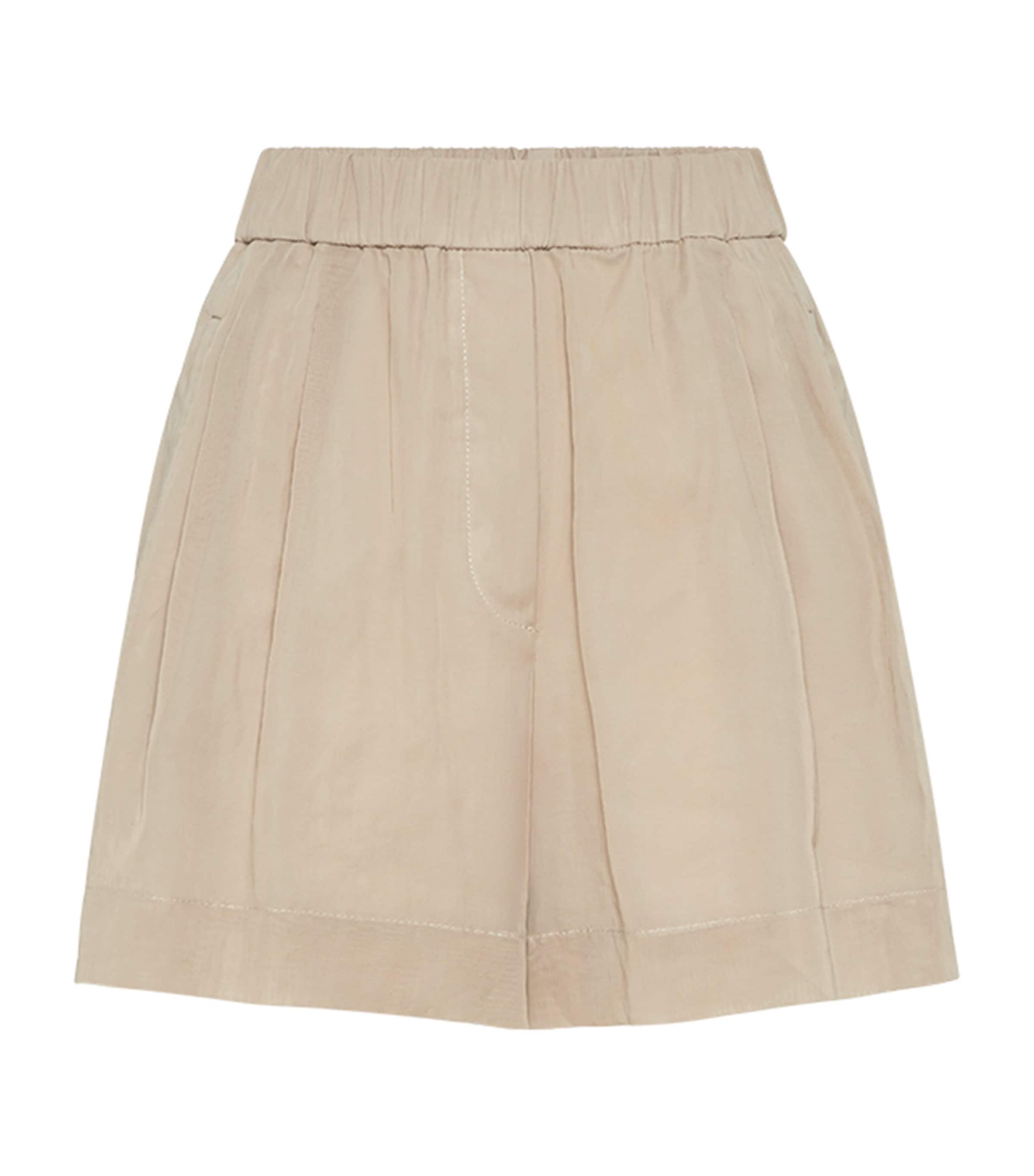 Brunello Cucinelli Cotton Organza Bermuda Shorts