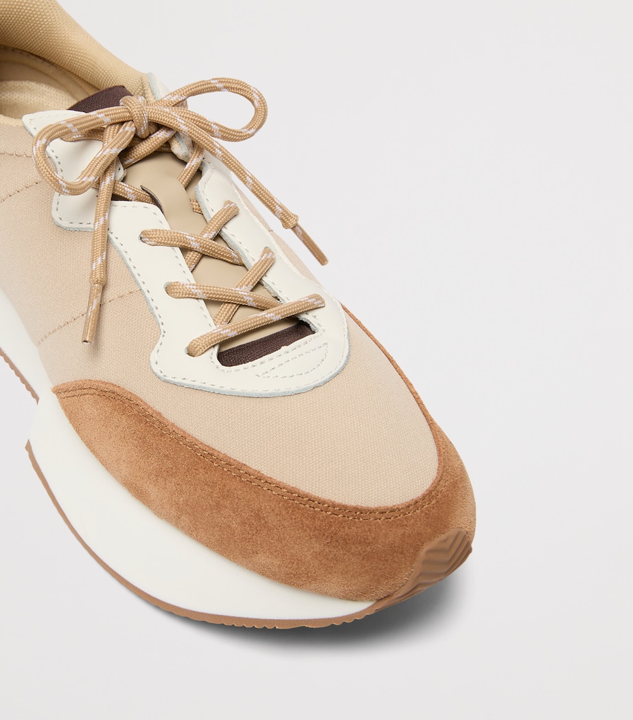 Weekend Max Mara Double Lace Sneakers Ivory Image 5