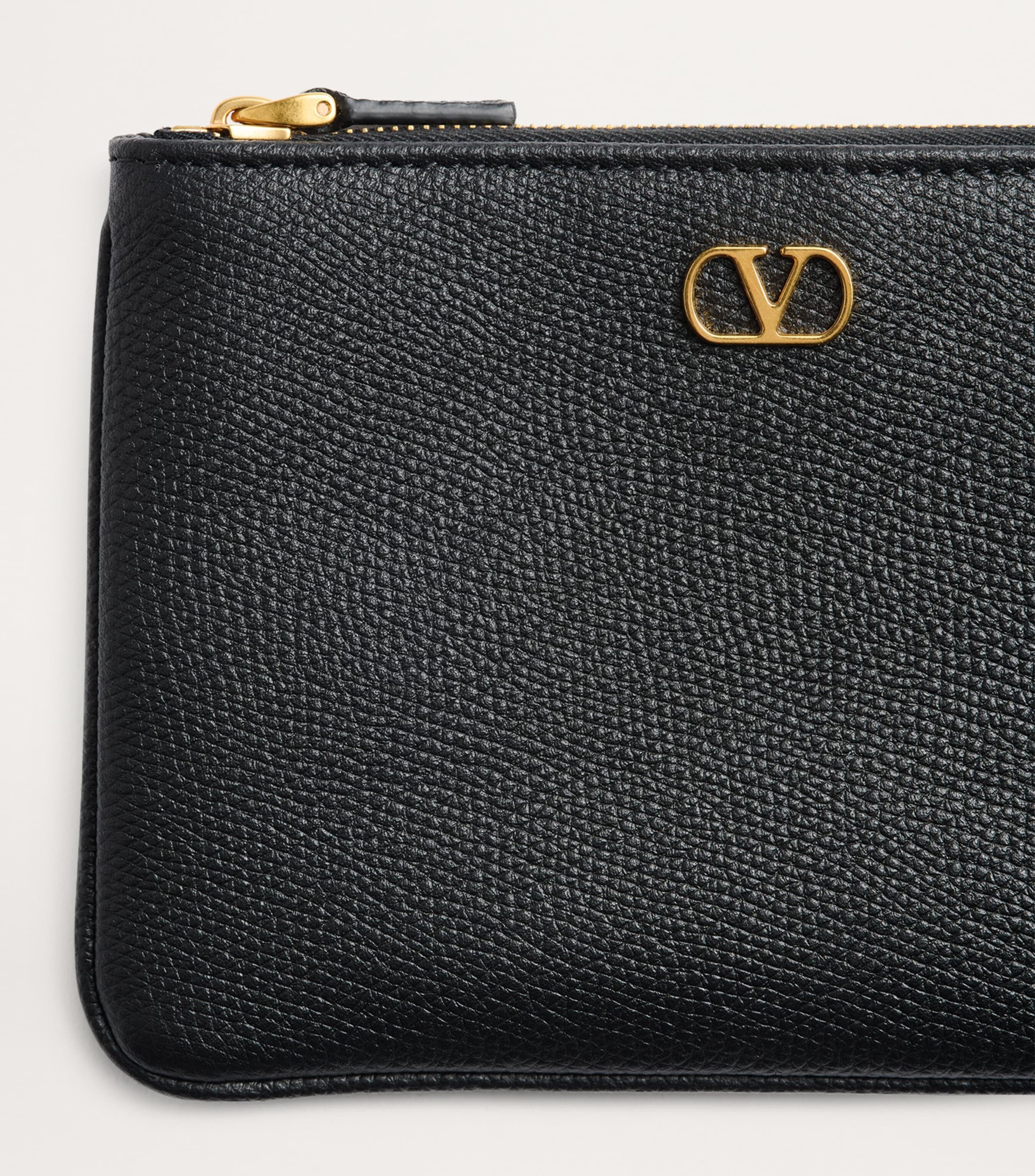 Valentino Garavani Leather VLogo Signature Pouch Image 6