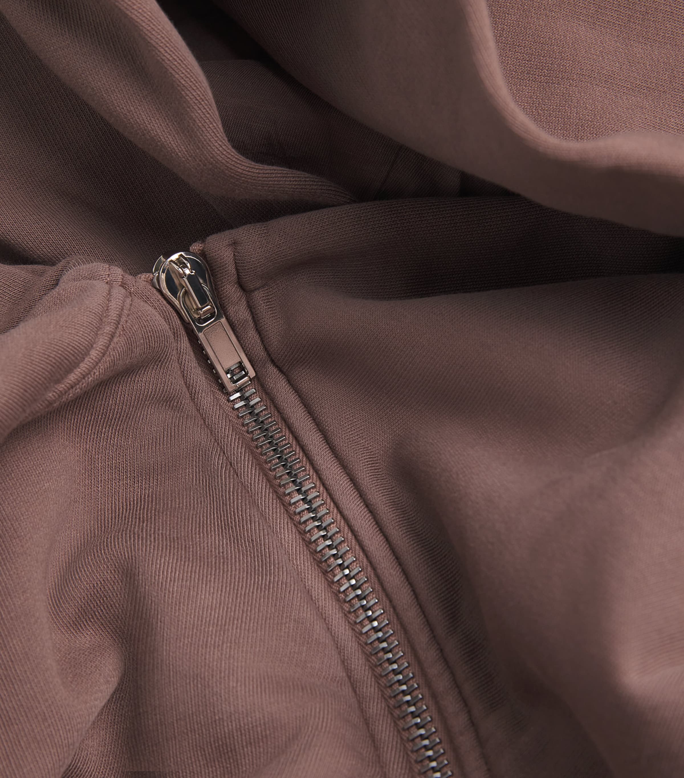 Rick Owens Mens Asymmetric Mountain Hoodie Grape Image 6