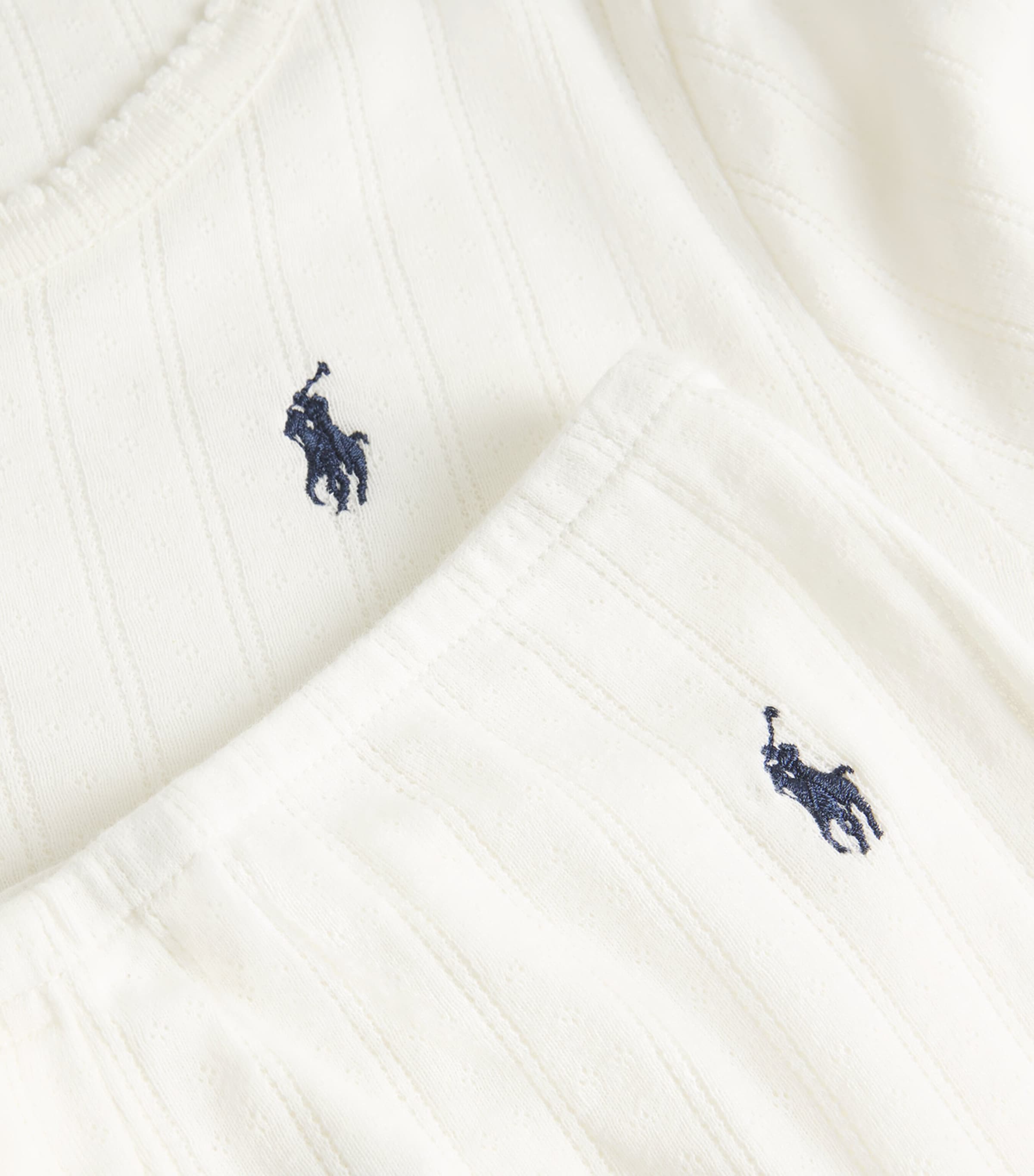 Cotton Henley Pyjama Set EGRET Image 5