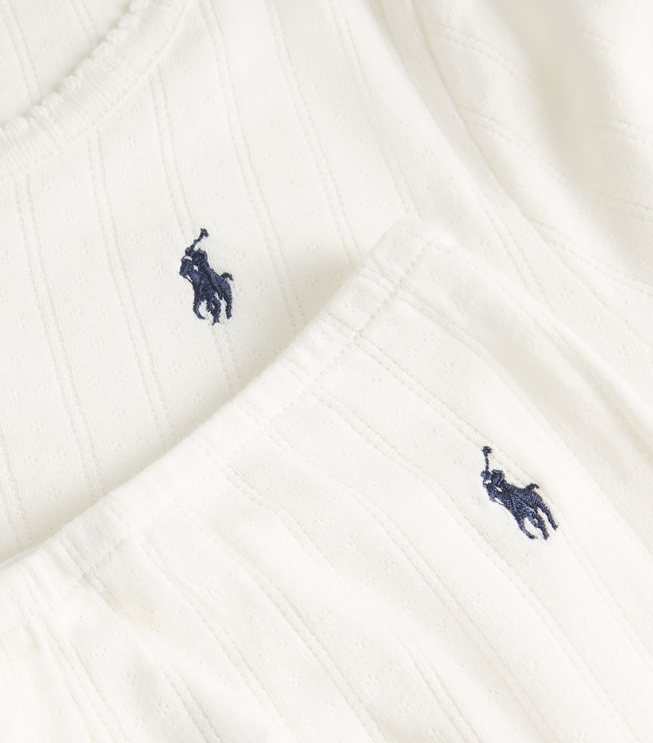 Cotton Henley Pyjama Set EGRET Image 5