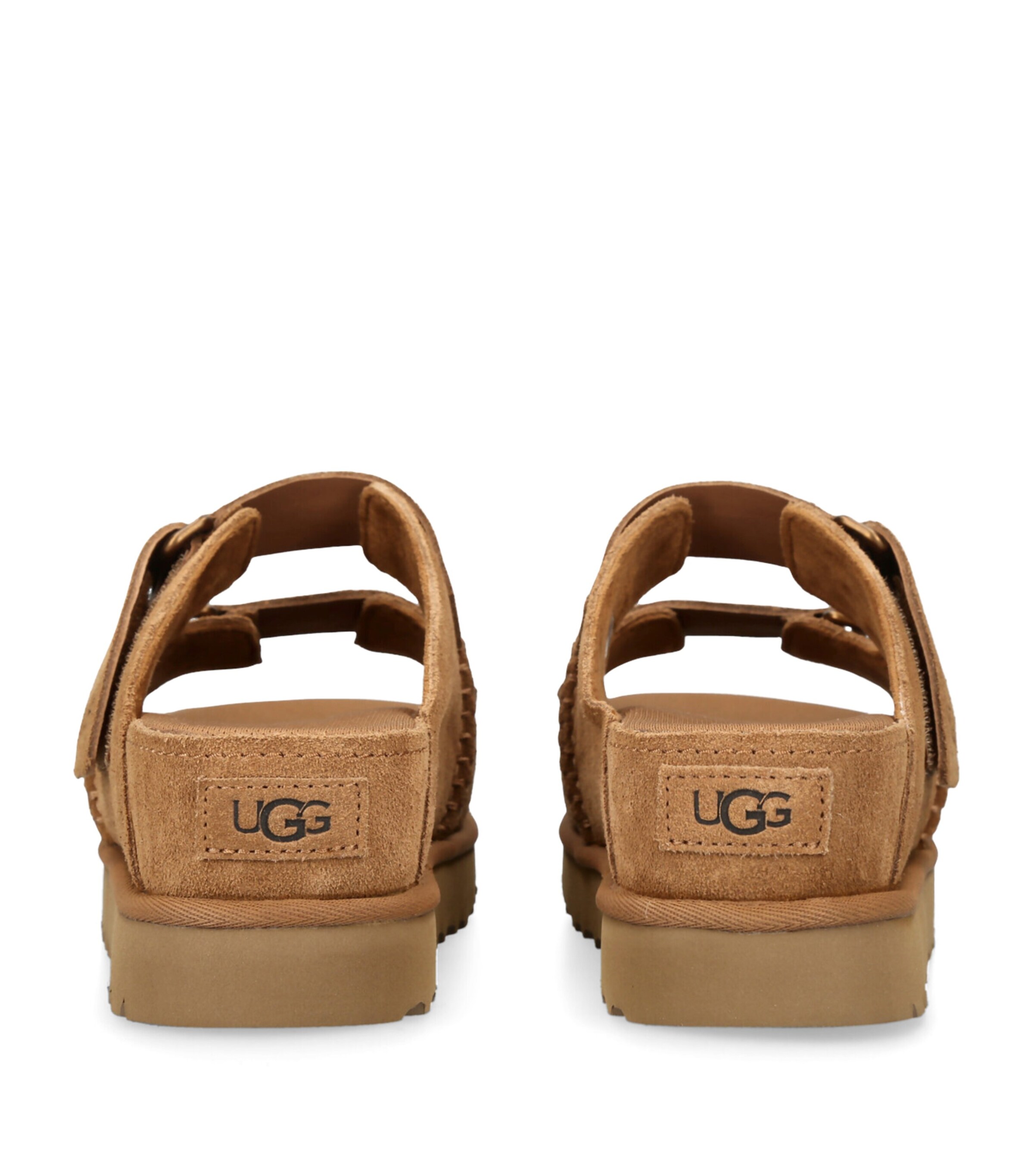 UGG Suede Goldenstar Slide Sandals Tan Image 2