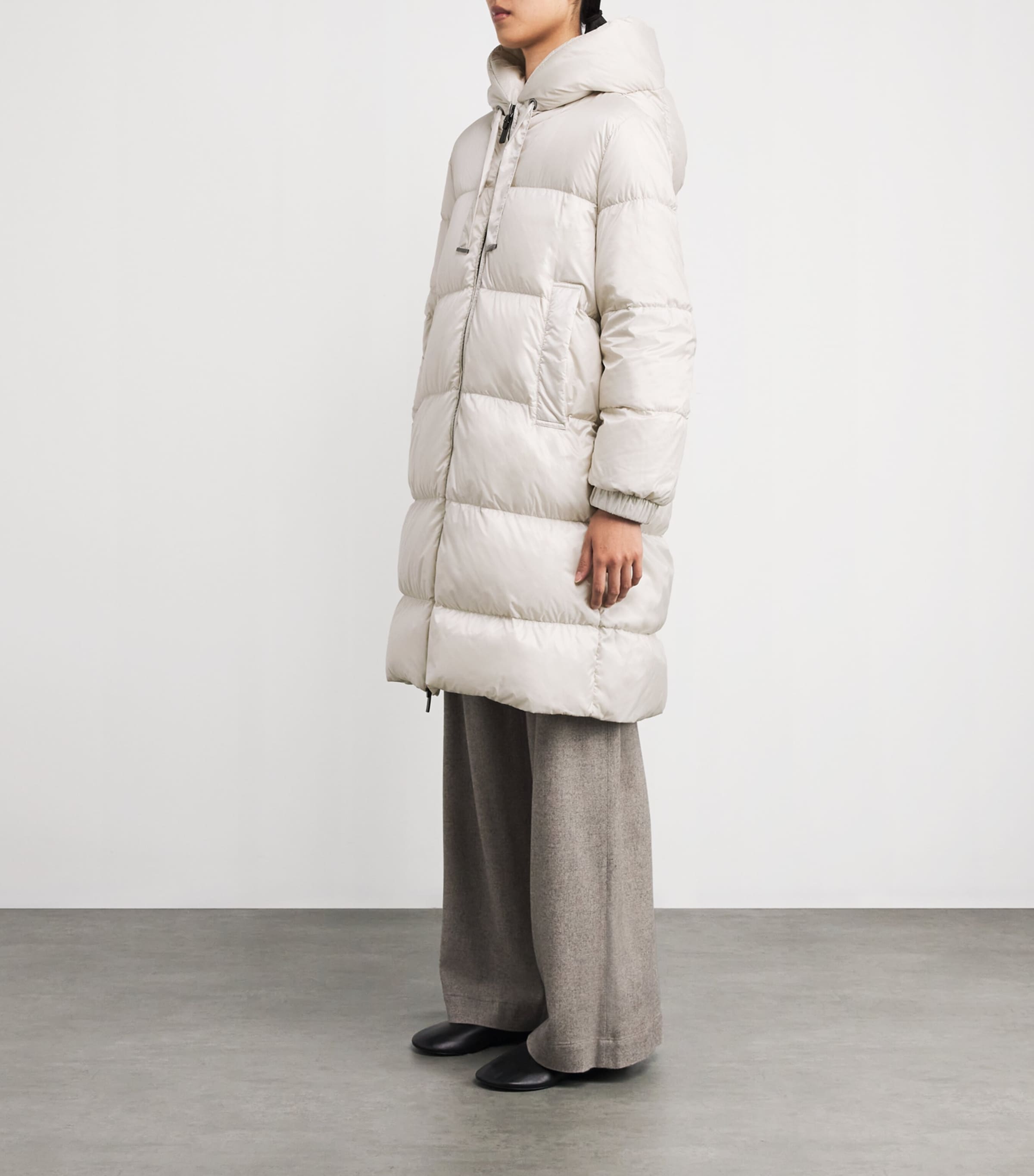 The Cube Quilted Parka WHITE Image 3
