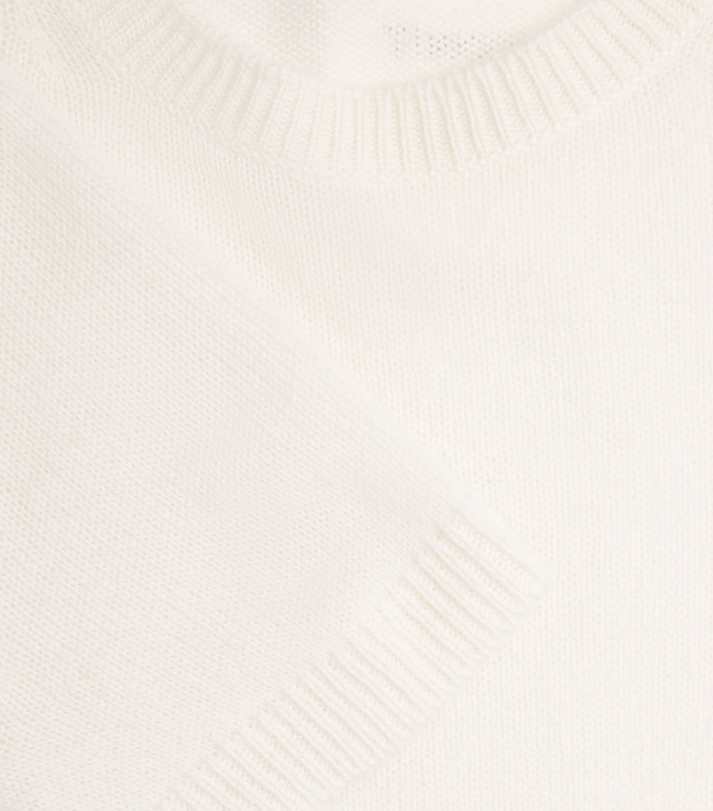Theory Womens Cashmere T-Shirt Sweater Ivory Image 6