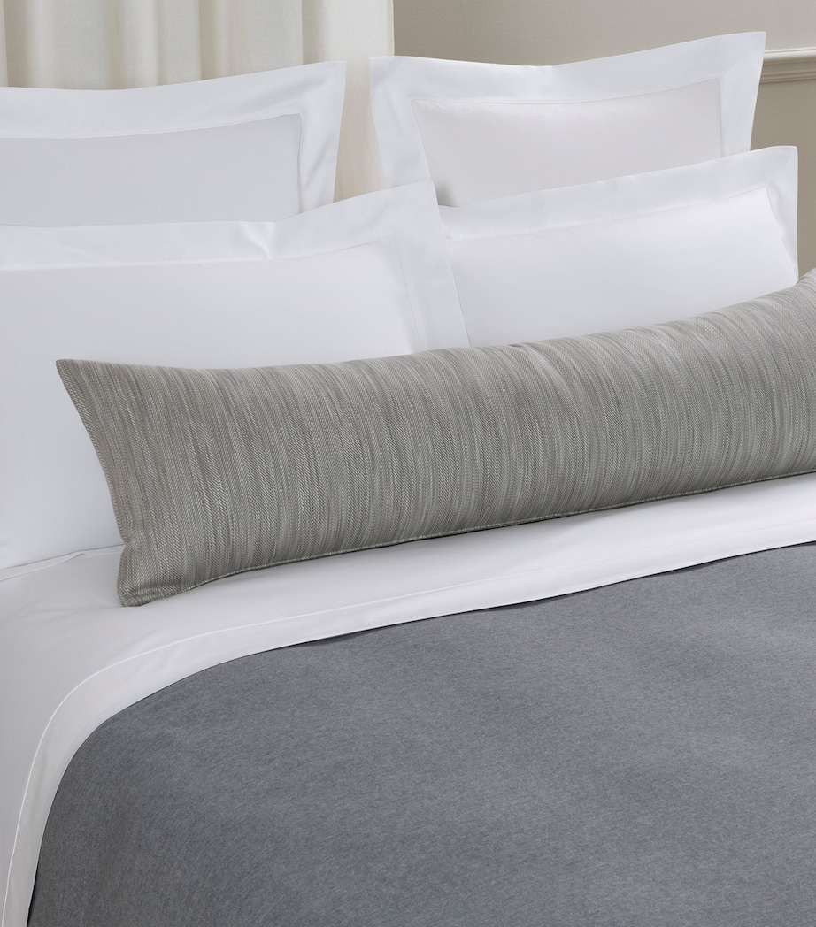 Frette Lounge Decorative Cushion Cover (40cm x 140cm) Warm Grey Image 1