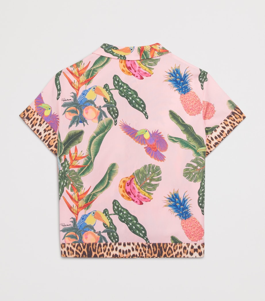 Tropical Print Shirt (4-14 Years) TROPICANA BABY ROSE Image 2