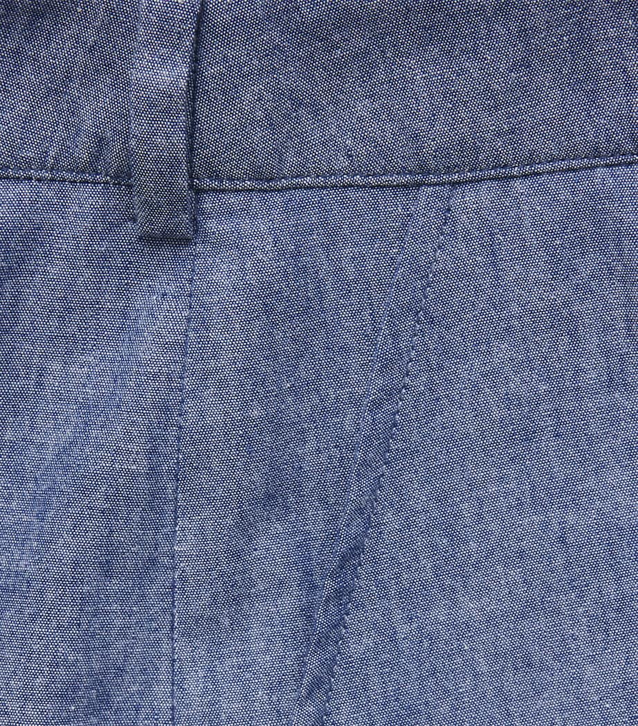 Safiyaa Womens Chambray Touca Trousers Blue Blend Image 6