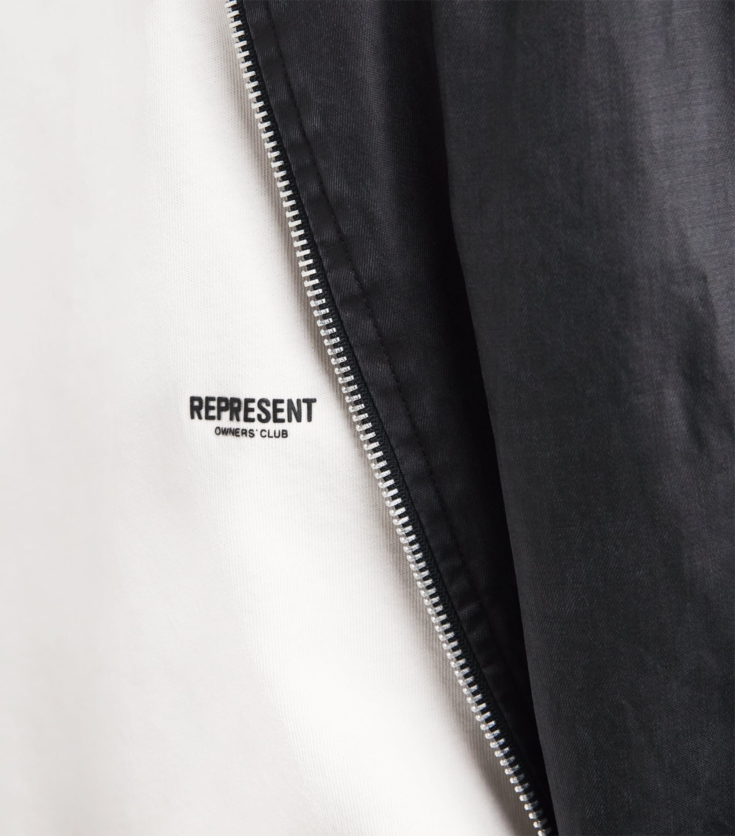 Represent Mens Cotton Micro Owners Club T-Shirt Flat White Image 3