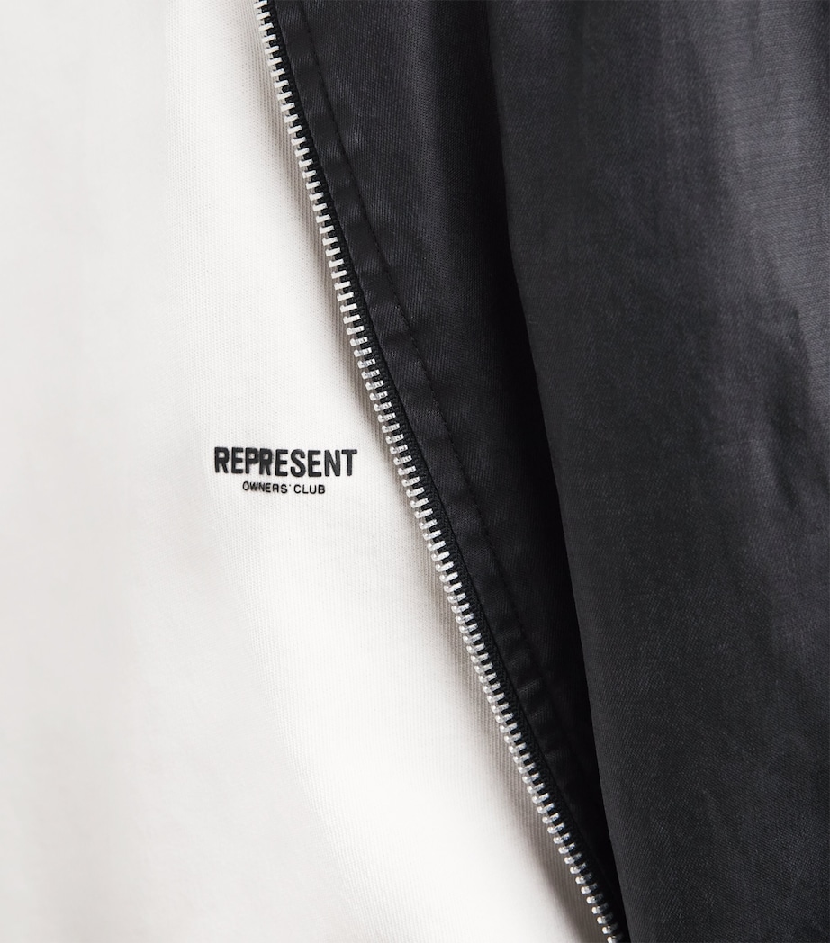 Represent Mens Cotton Micro Owners Club T-Shirt Flat White Image 3