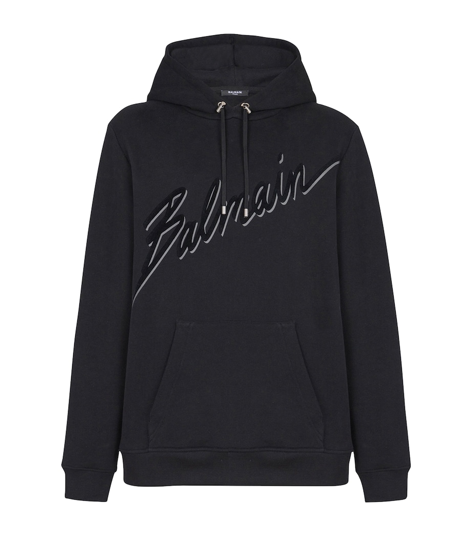 Organic Cotton Logo Hoodie EAP NOIR/NOIR Image 1