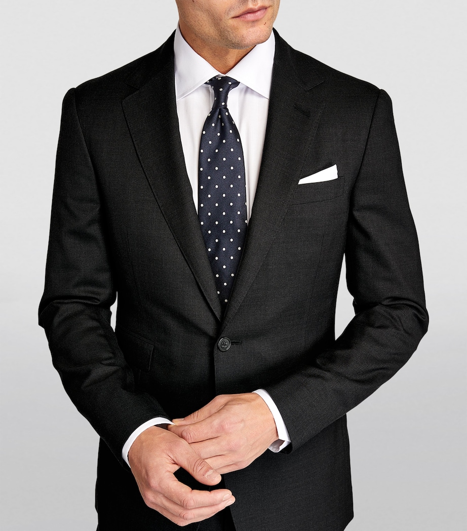 Wool 2-Piece Suit CHARCOAL Image 9