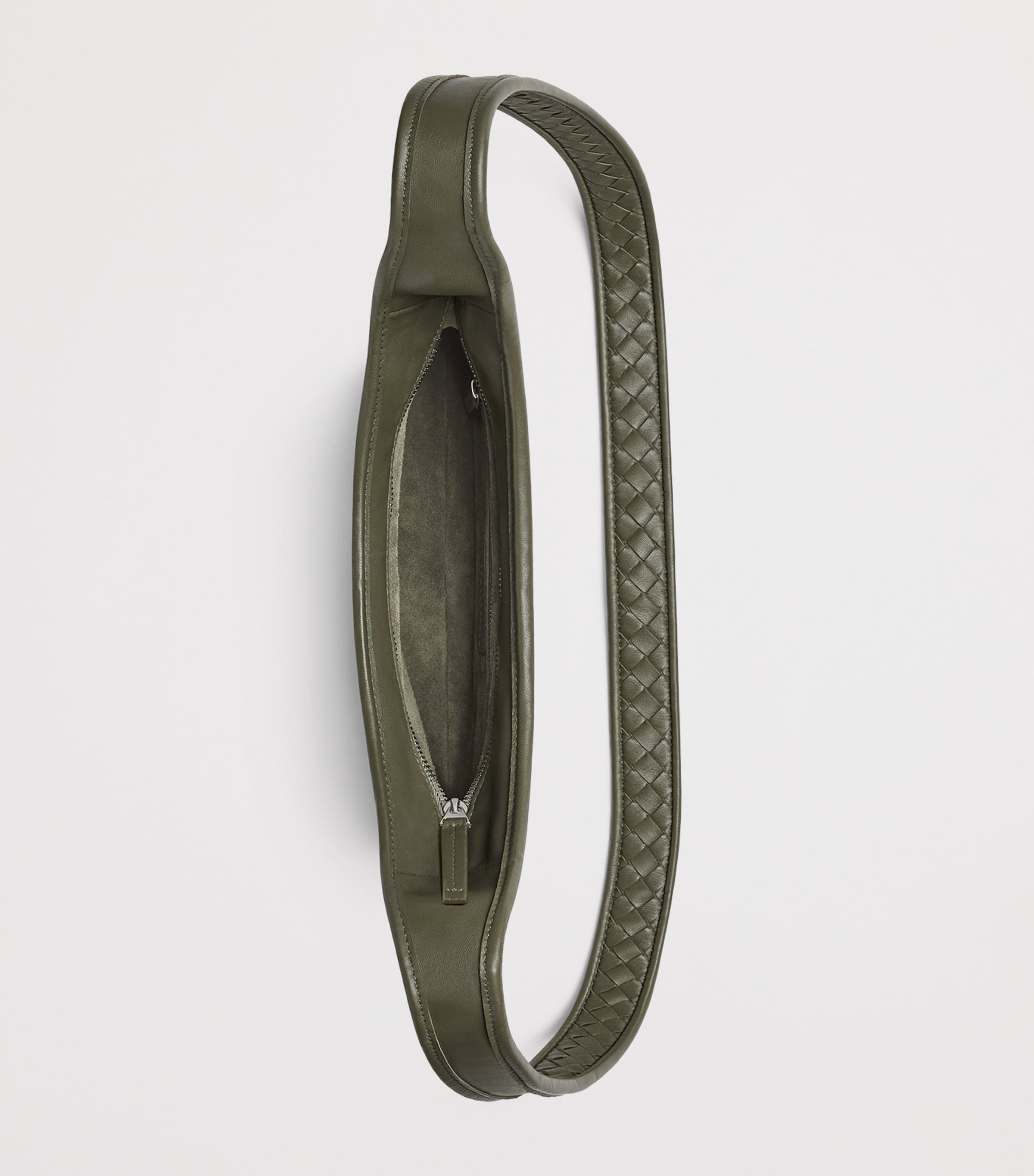 Small Leather Intrecciato Veneto Cross-Body Bag 3248 Image 4