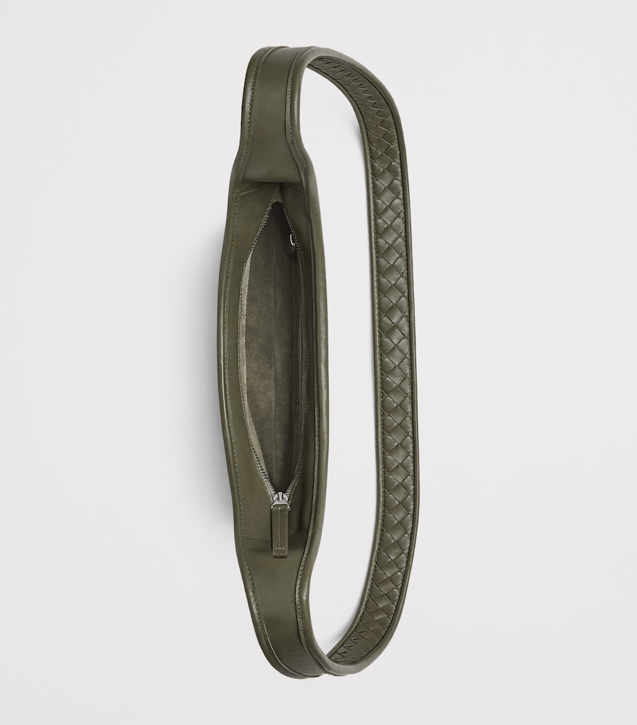 Small Leather Intrecciato Veneto Cross-Body Bag 3248 Image 4