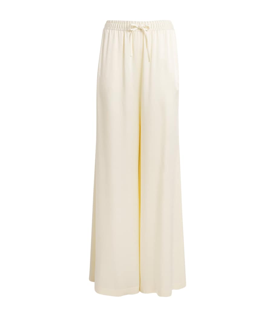 Satin Wide-Leg Trousers 9210 BUTTERMILK Image 1
