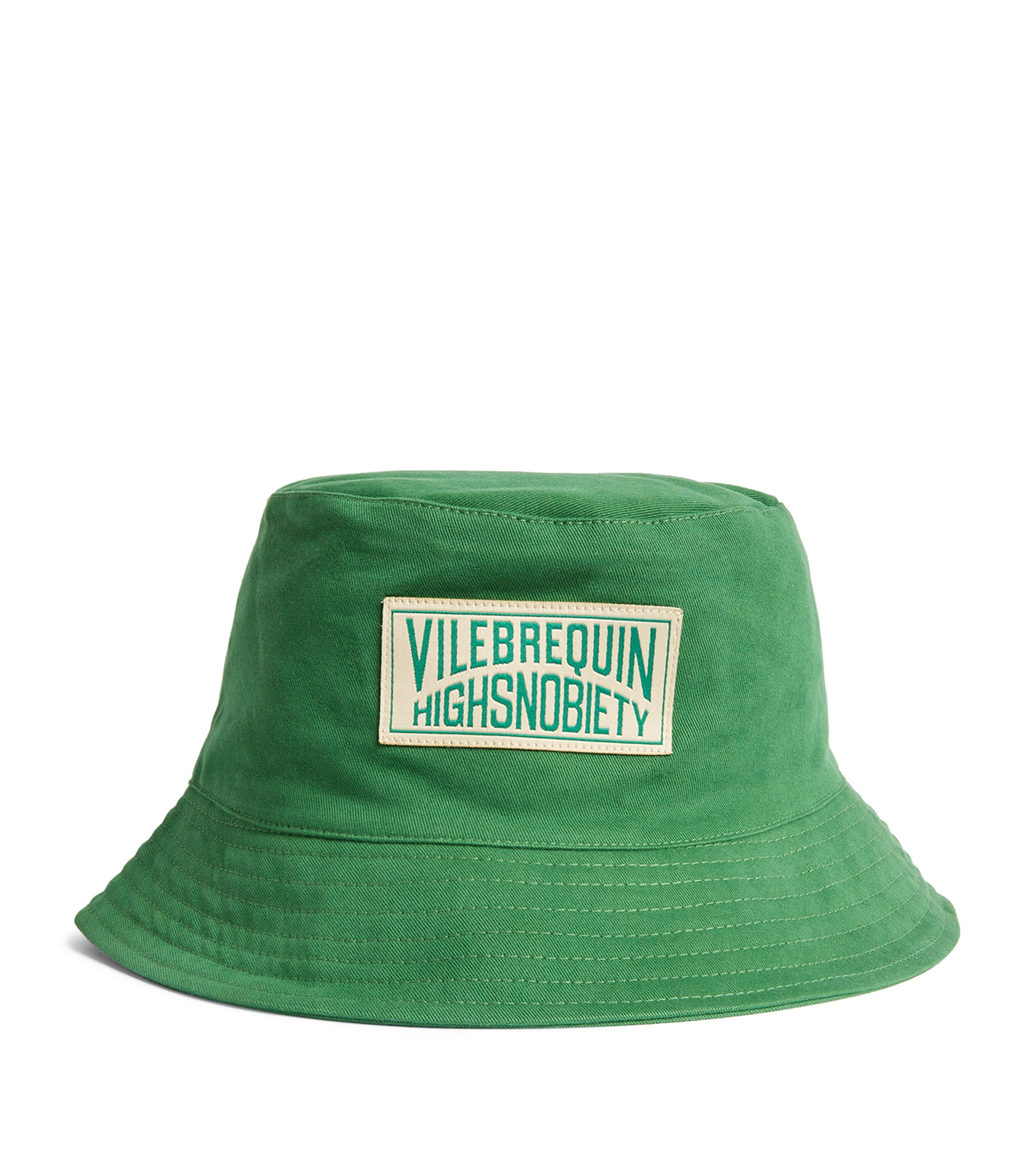 Vilebrequin X Highsnobiety Logo Bucket Hat In Green