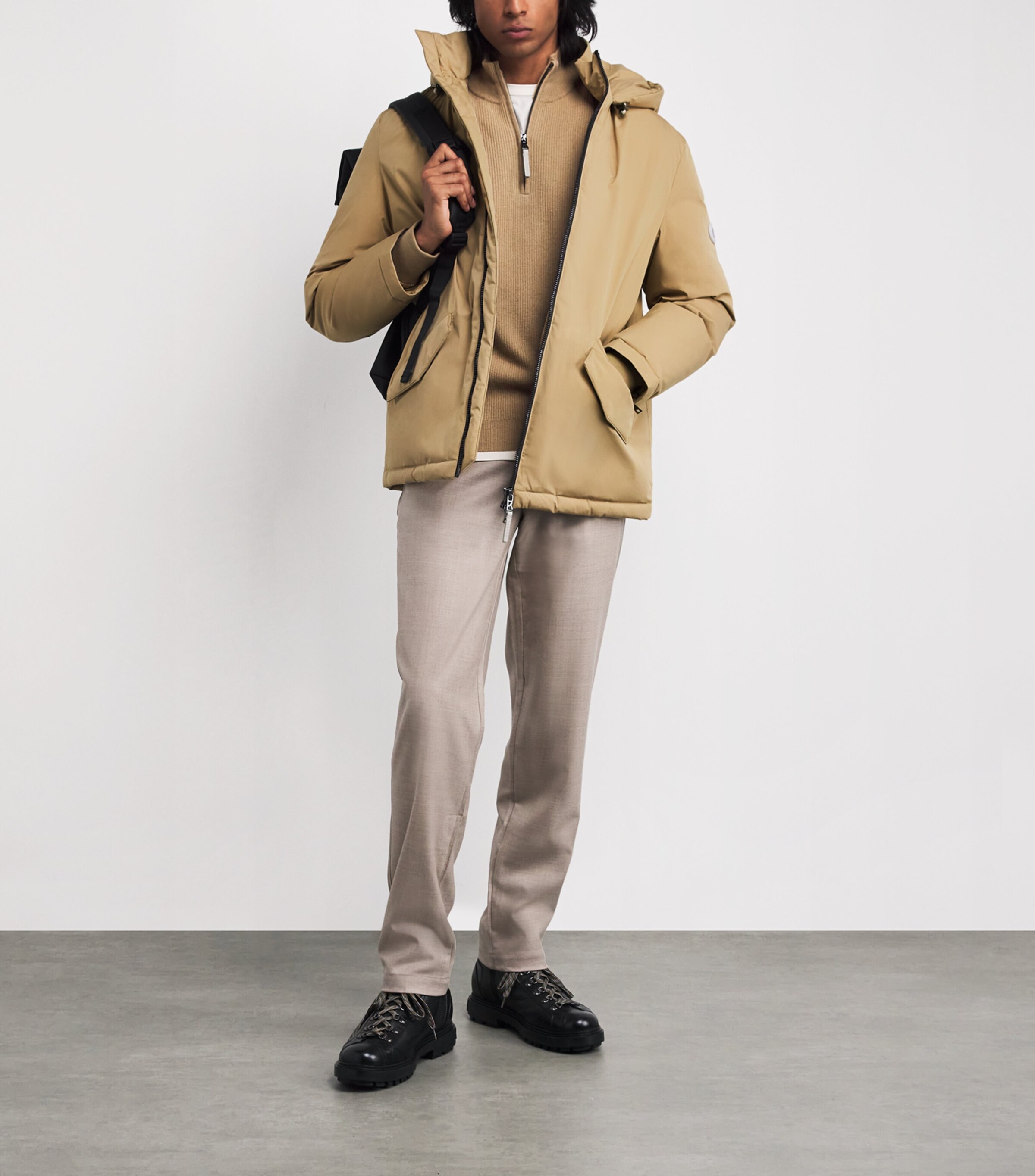 Down Gidon Jacket 805 - WET SAND Image 2