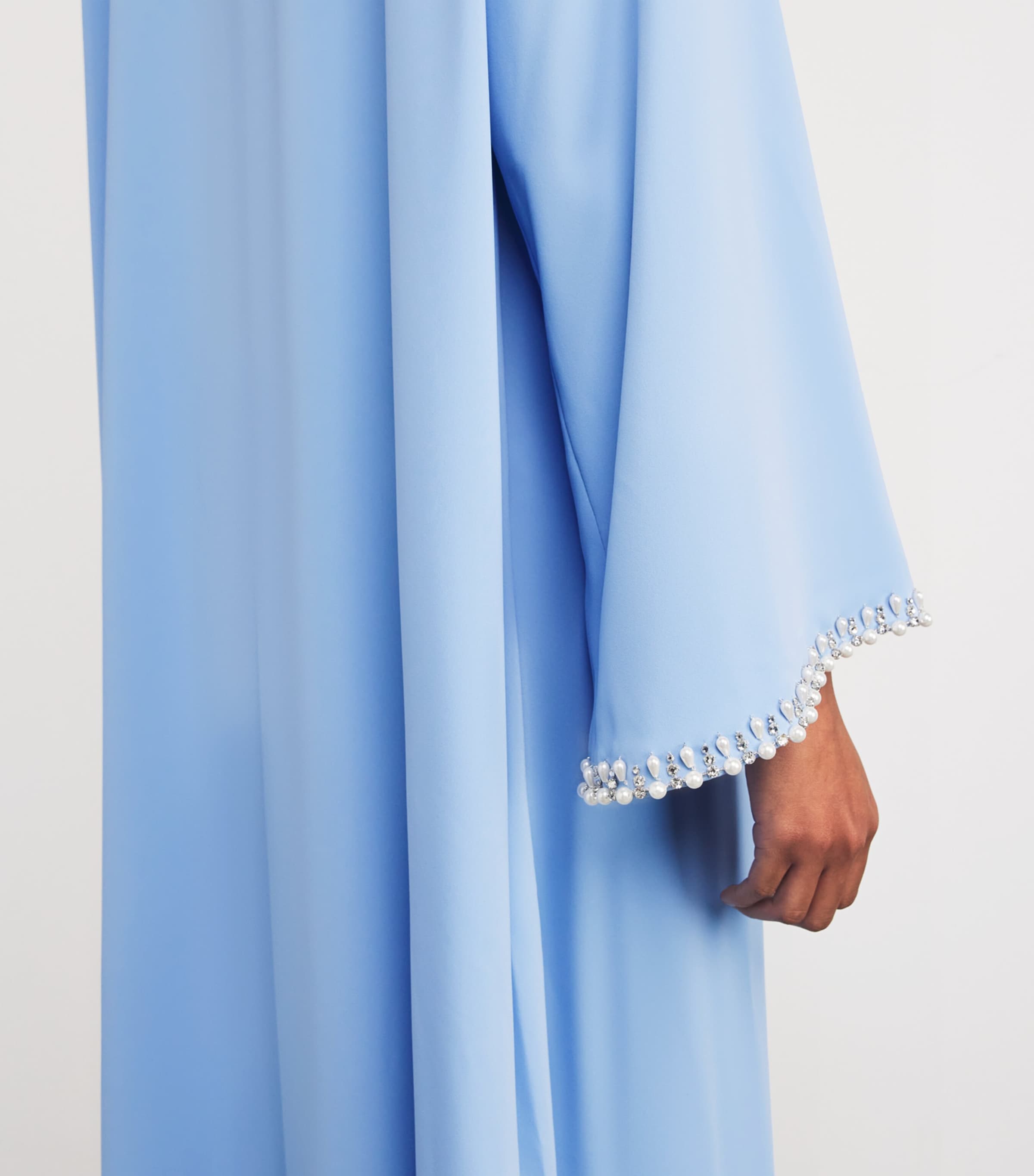 Satin Embellished Kaftan 408 CELESTE MULTI Image 4