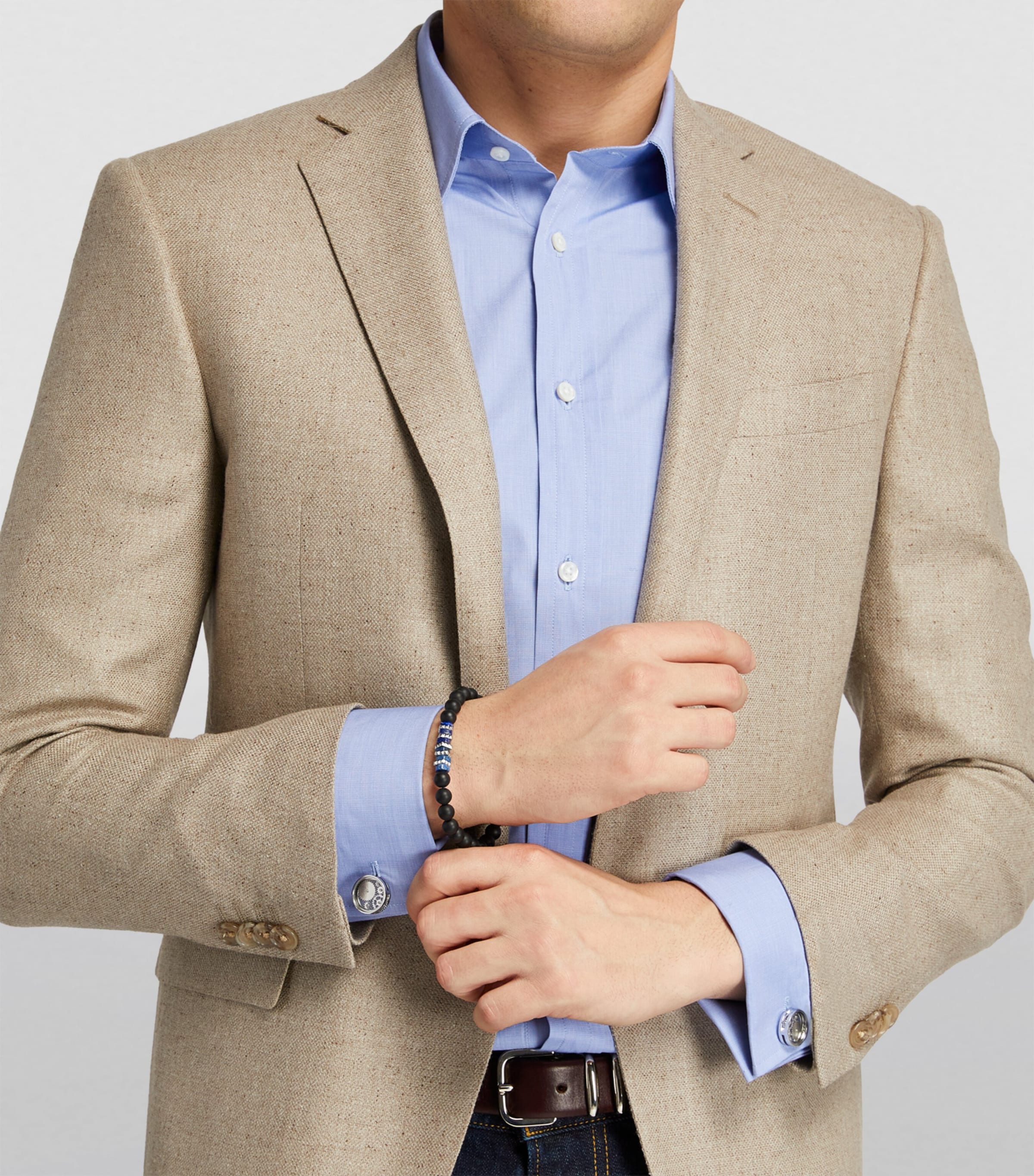 Circle Gear Cufflinks SILVER Image 4