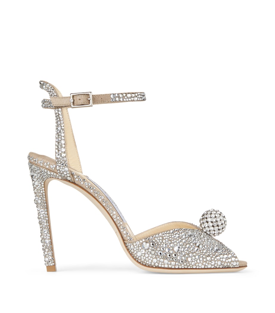 Sacora 100 Crystal-Embellished Sandals NUDE/CRYSTAL Image 1