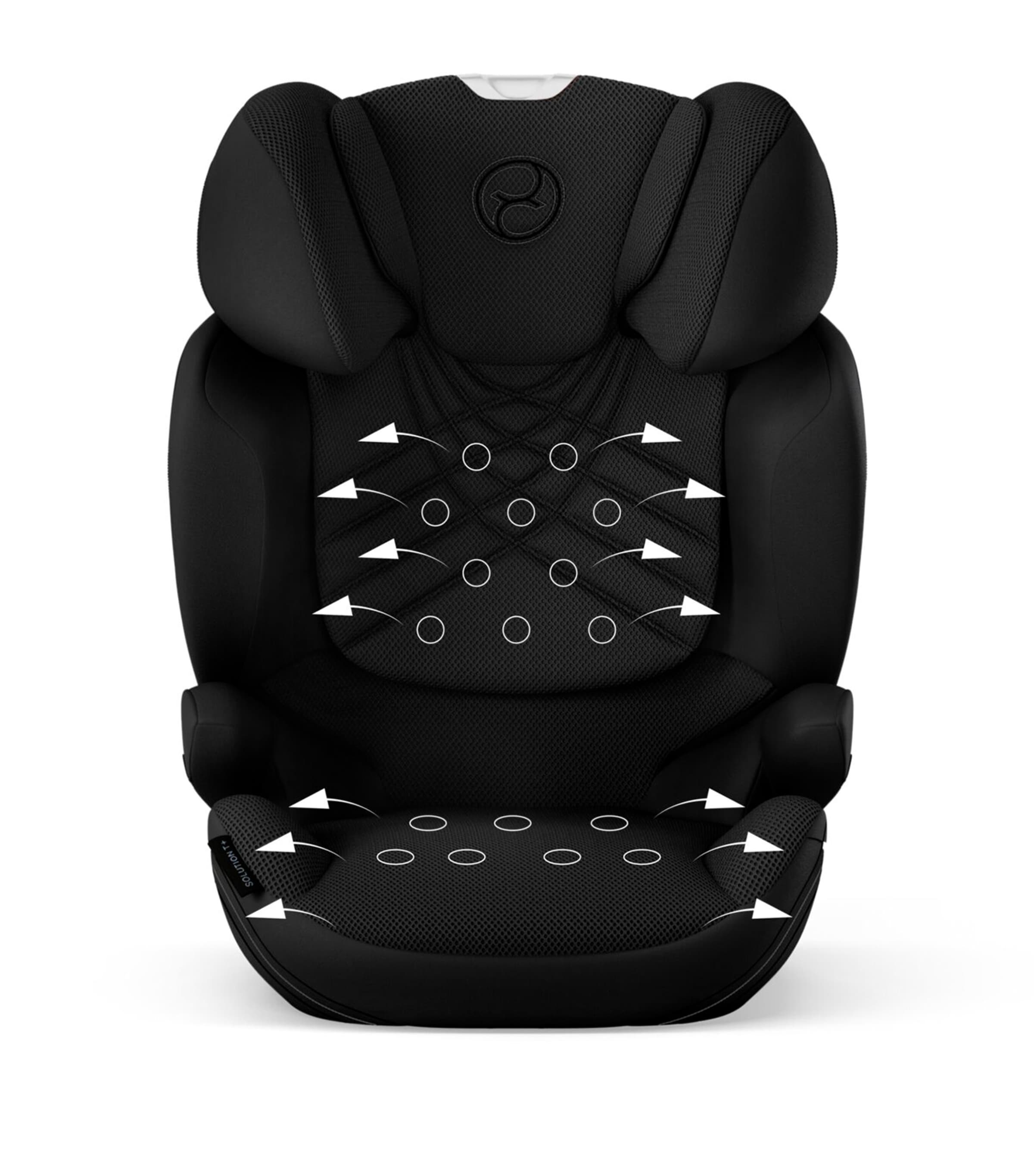 SOLUTION T I-FIX  Car Seat PLUS - Sepia Black BLACK Image 5