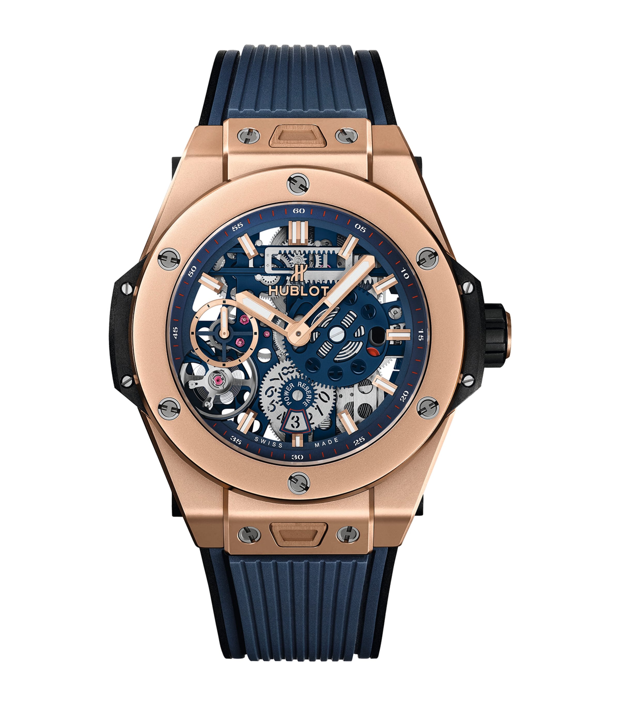 Shop Hublot King Gold Big Bang Meca-10 Watch In Black