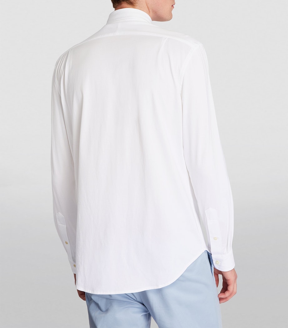 Polo Ralph Lauren Mens Cotton Jersey Shirt White Image 4