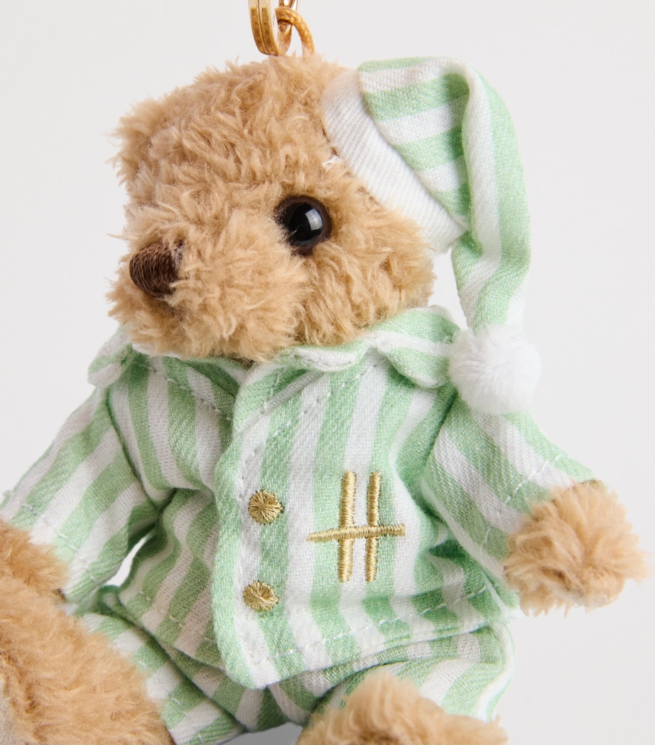 Pyjama Henry Bear Keyring GREEN Image 2