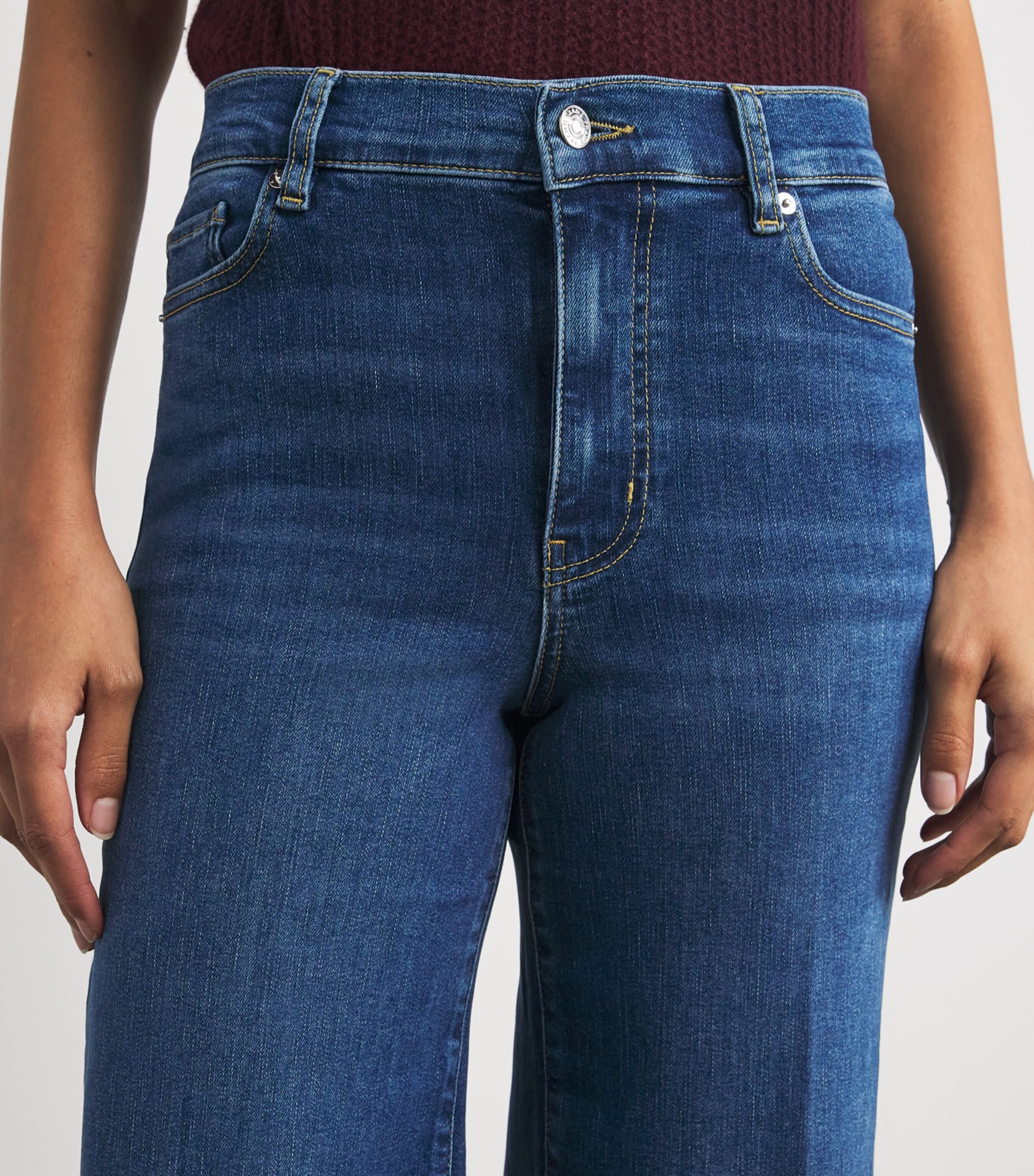 Le Slim Palazzo Wide-Leg Jeans FEMMA Image 6