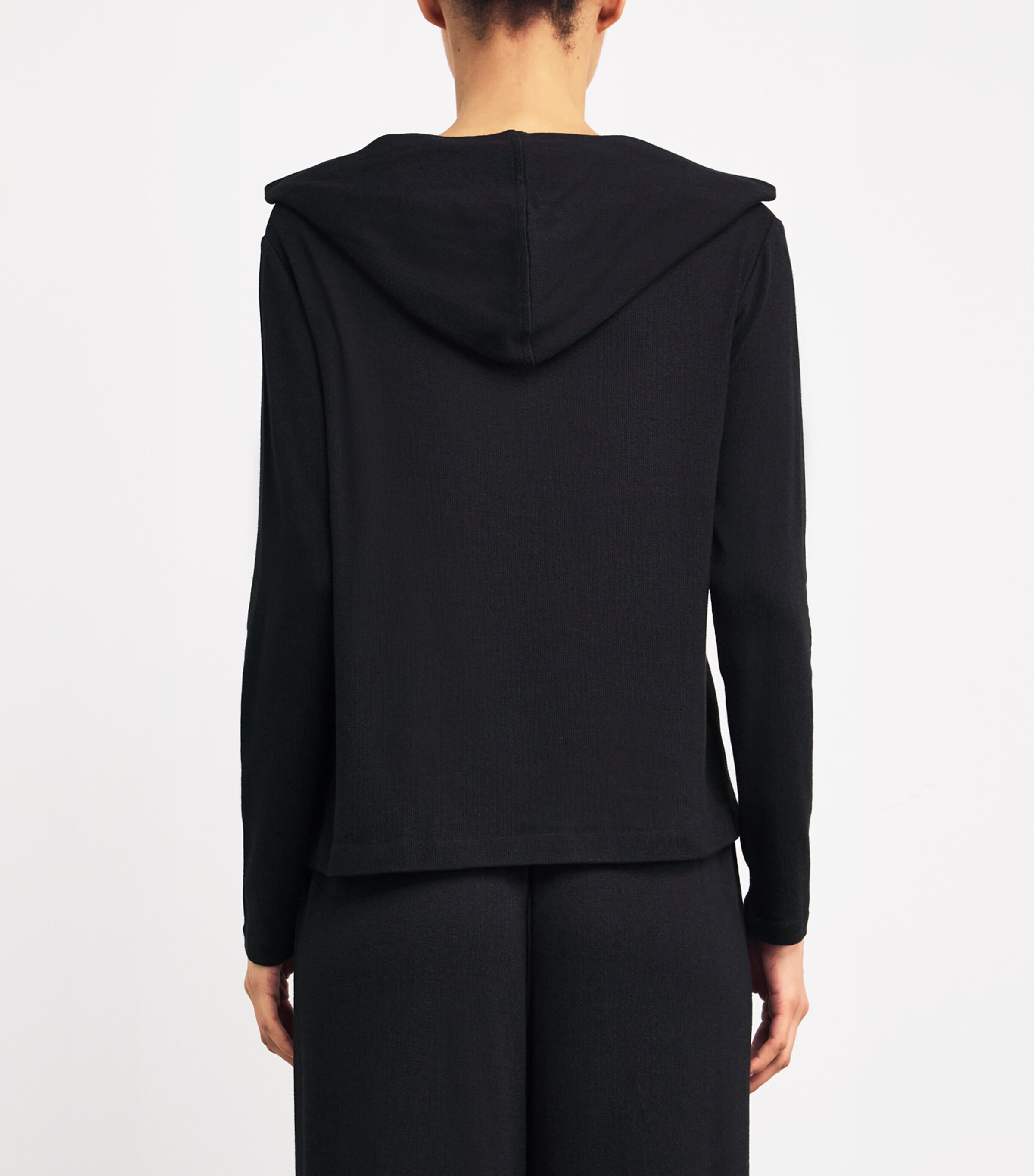 Vince Womens Lounge Hoodie Black Image 4